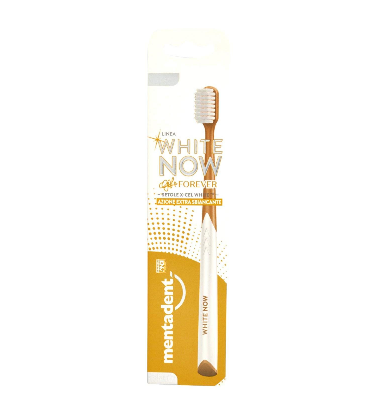 Buy Mentadent White Now Whitening Toothbrush | Giulia De Lellis | Fast International Shipping - Buy Online on GoSupps.com