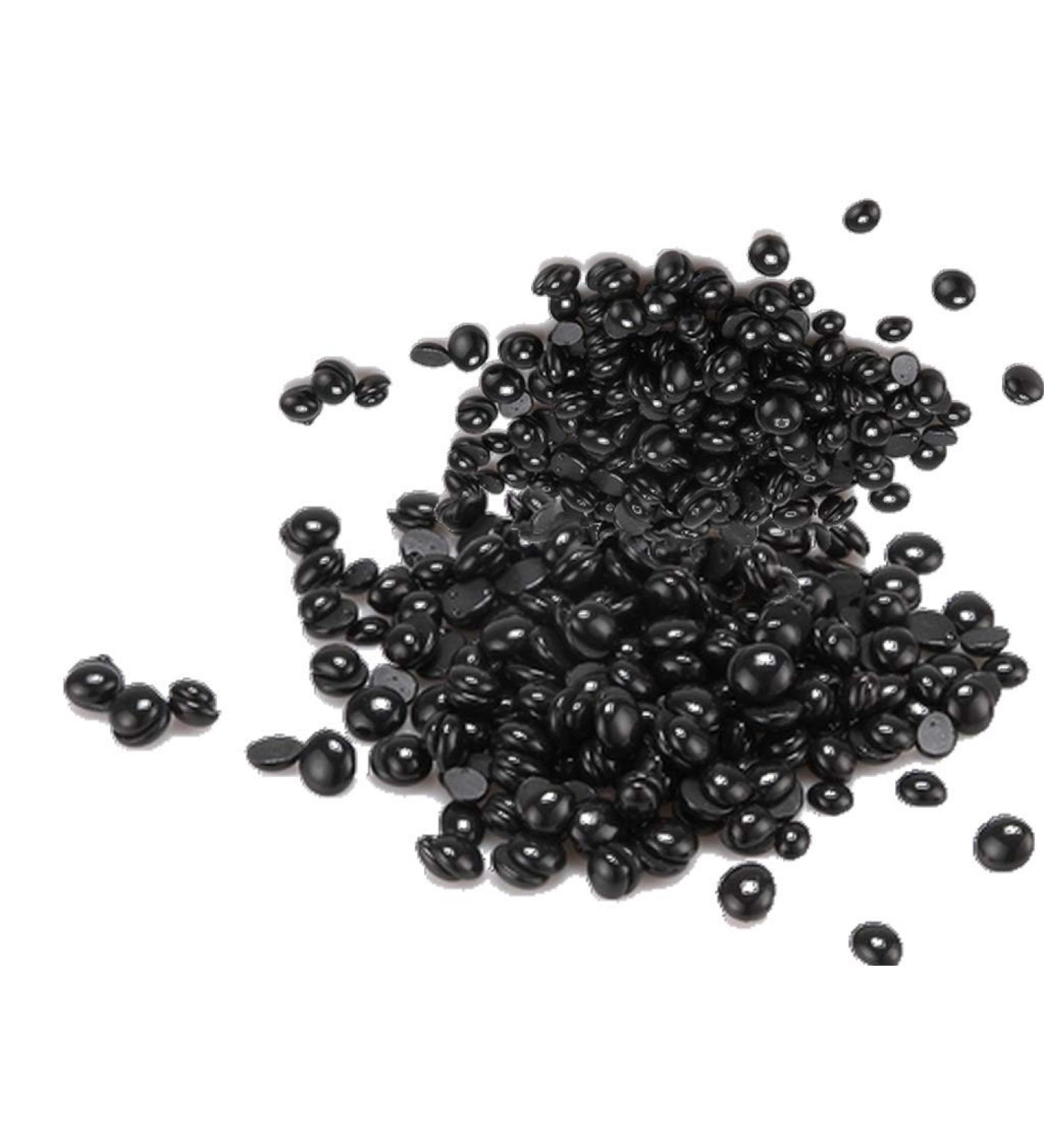 PureWax by pureail wax-pastilla for depilation pearl white removable without wax strips 1 kg especially suitable for men black