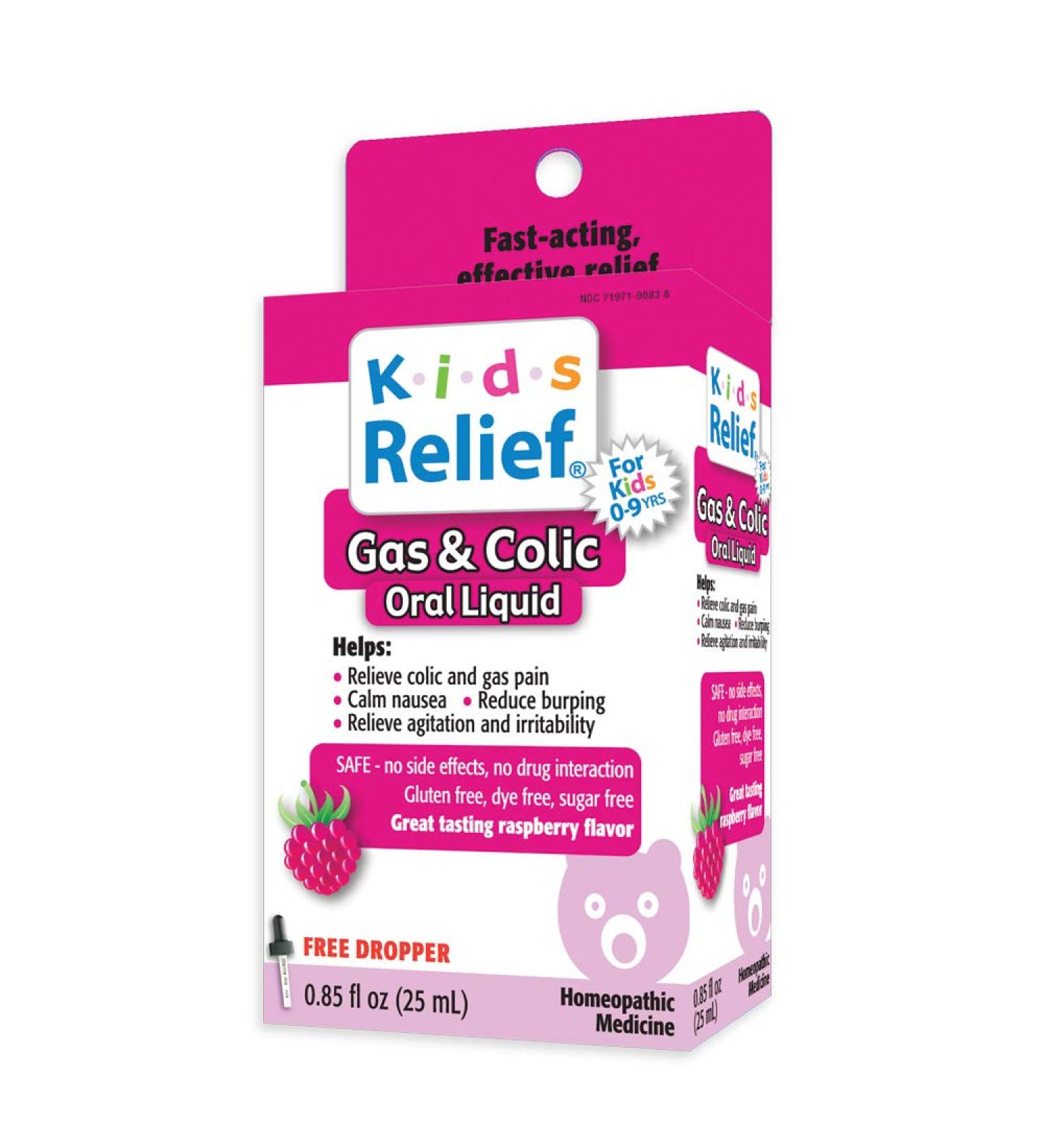 Kids Relief Gas & Colic Liquid - Soothing Solution for Ages 0-9 - Buy Online on GoSupps.com