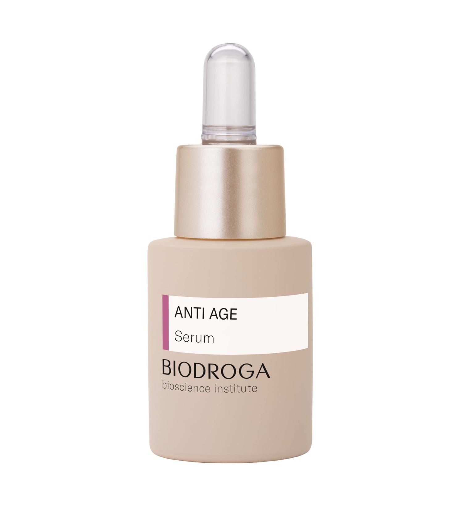 Biodroga Anti Age Serum (0.5 oz) Tightening Smoothing Anti Wrinkle Lifting - with Instant Lift Complex & Q10 - NO Fragance Colouring Silicons Mineral Oil Parabens Gluten Lactose