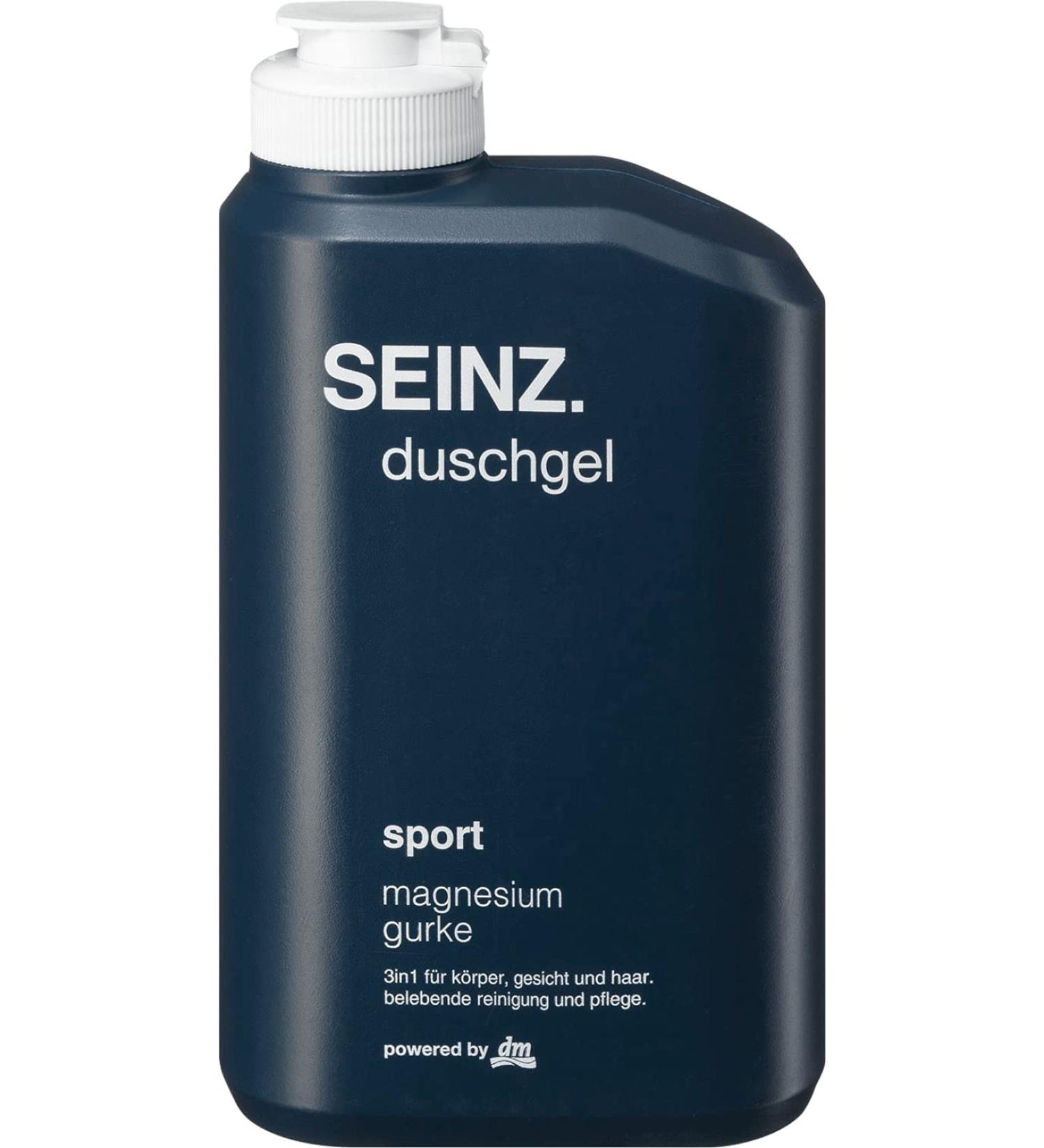 Seinz Sport magnesium cucumber shower gel 300 ml - Buy Online on GoSupps.com