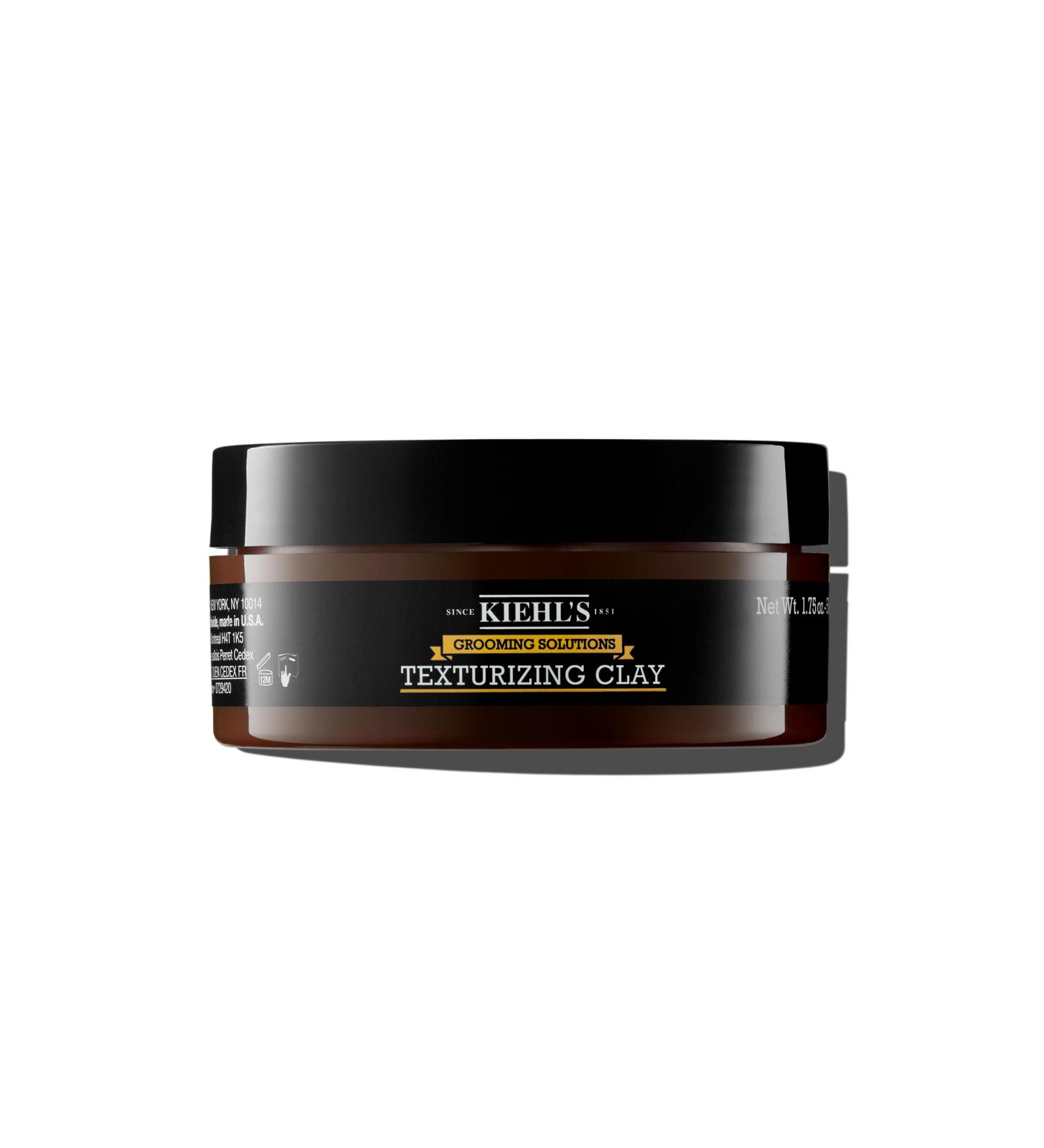 Kiehl's Grooming Solutions Texturizing Clay for Men - Matte Hair Clay Medium Hold Shapes Hairstyles Cleans with Moroccan Lava Clay & Essential Oils - 1.75 oz - Buy Online on GoSupps.com