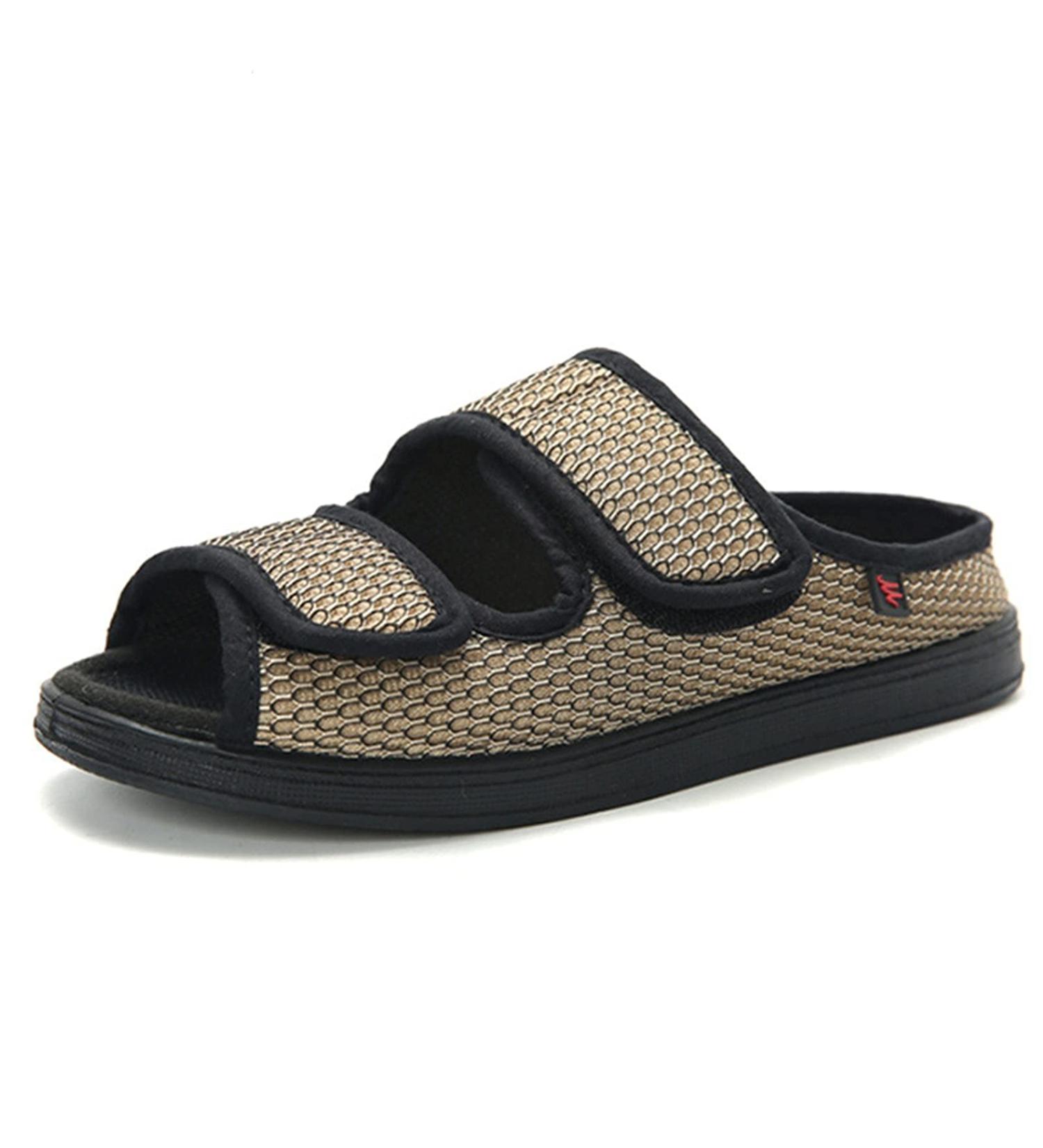 QDCZDQ Woman Diabetic Shoes Extra Wide Width Open Toe Sandals - Non-Slip Brown (Size 11 US/ 290 CM) - Buy Online on GoSupps.com