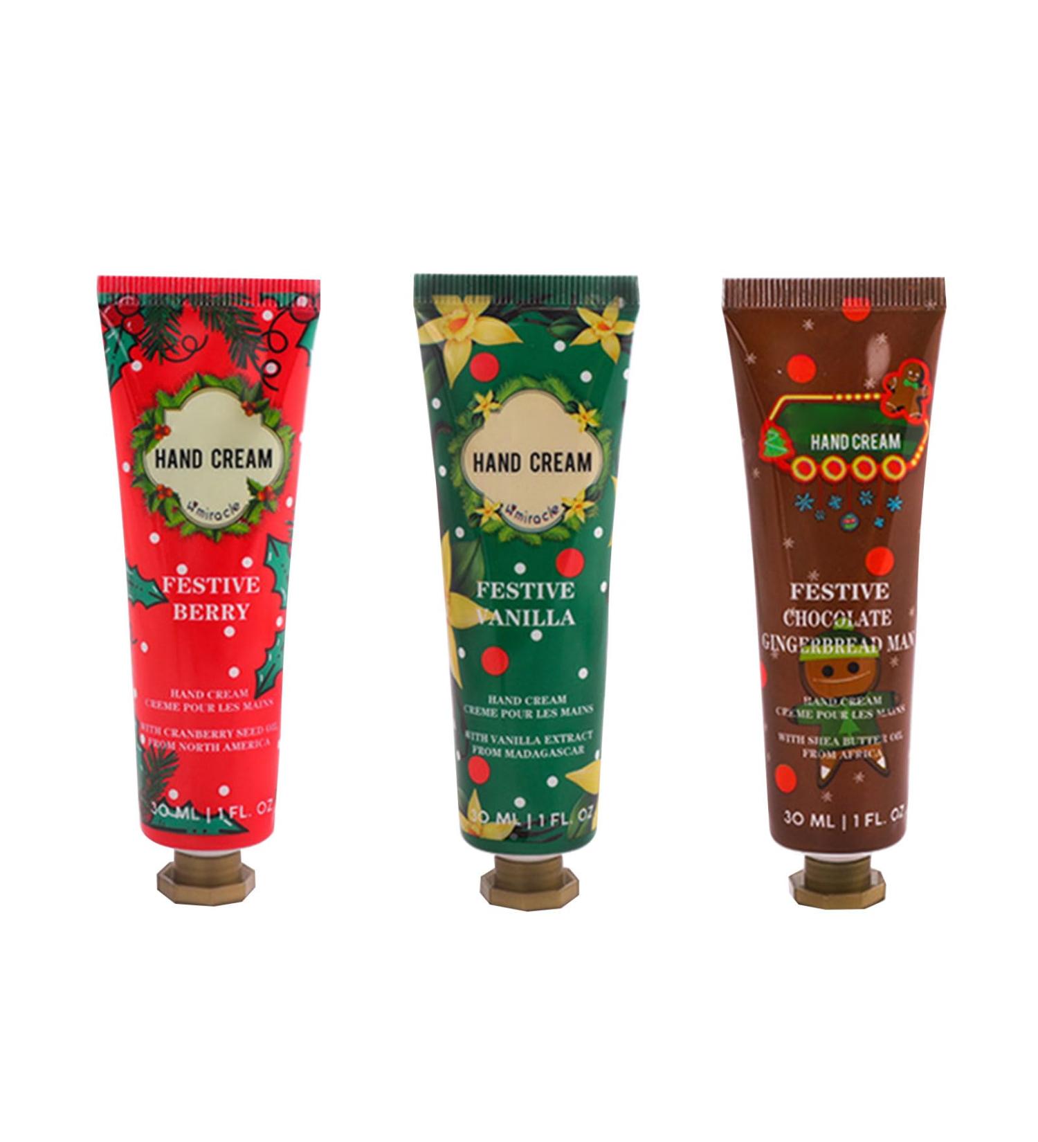 3PCS Cr me Pour Cadeaux De No l Mini Cr me Pour Les Mains De No l Cr me Pour Les Mains Cr me Hydratante Pour Les Mains R paratrices Et Hydratantes Cadeau Et D'anniversaire Pour No l Femmes 30ml - Buy Online on GoSupps.com