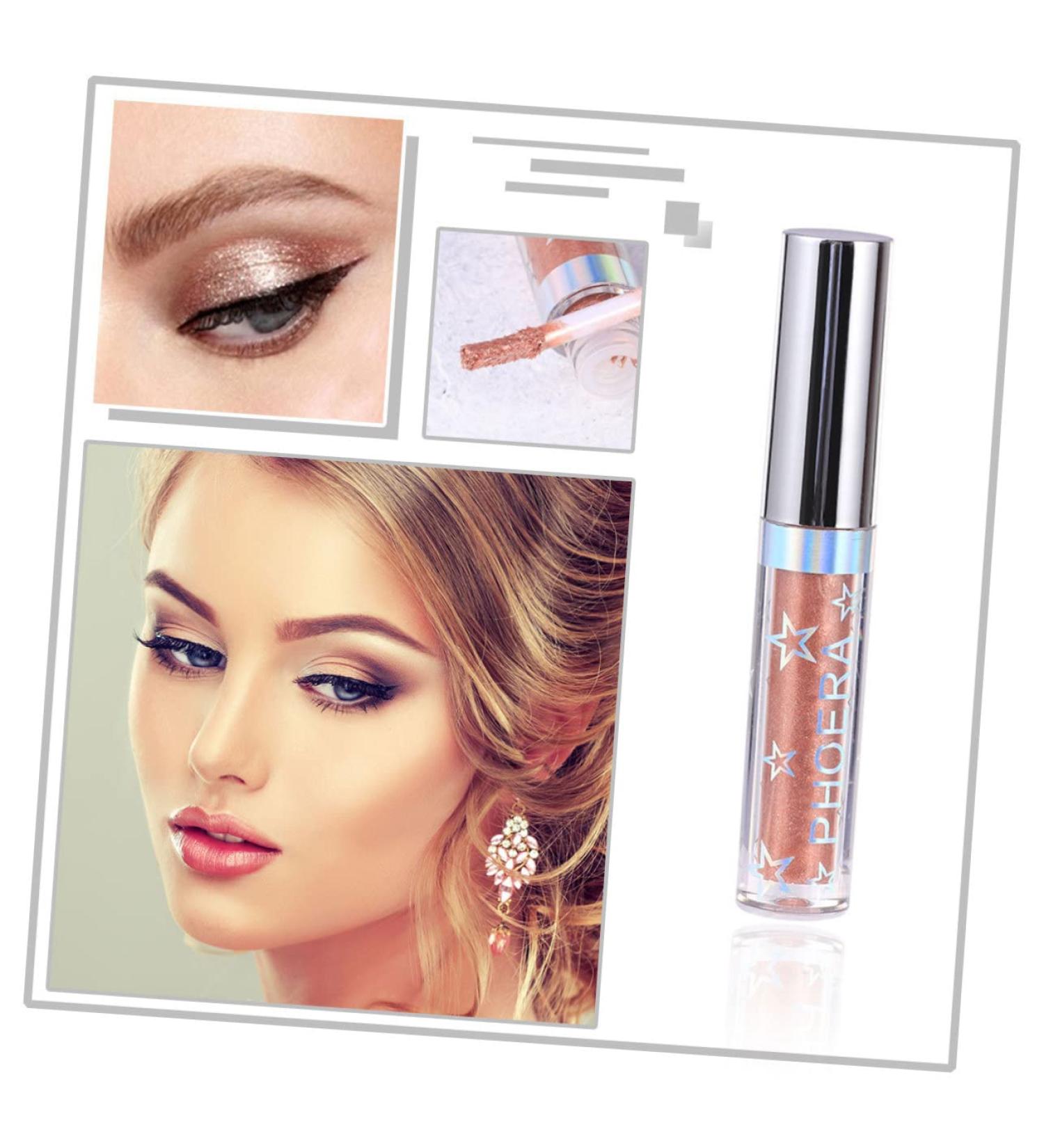 Metallic Eyeliner Liquid Eyeliner Liquid Glitter Eyes Glitter Liquid Eyeliners Glitter Liquid Pearlescent Women Makeup Glow Eye Powder Diamond - Buy Online on GoSupps.com