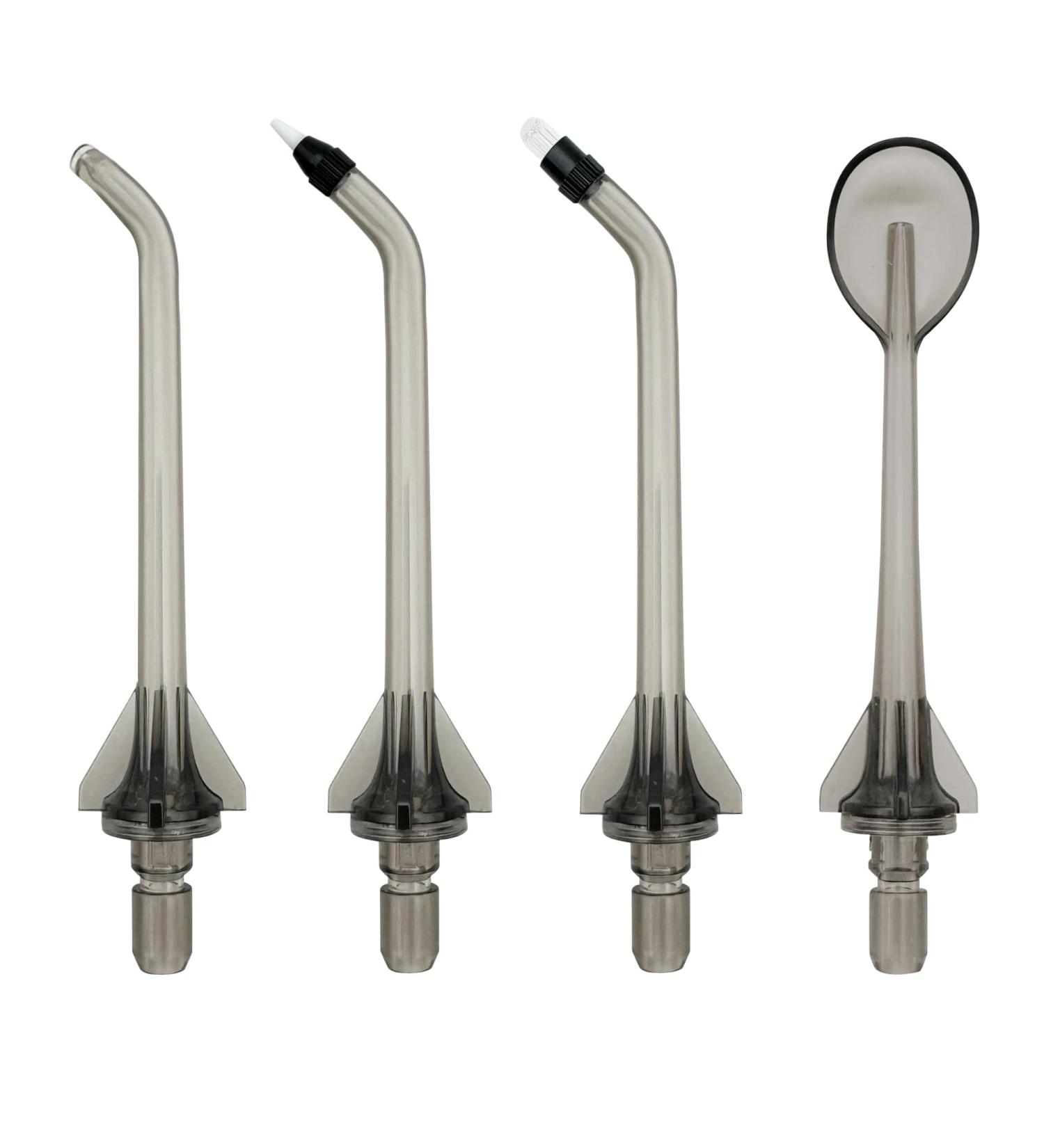Water Dental Flosser Tip Replacement Heads - Compatible with F5020E D-4 Jet Tips (Black) | Oral Irrigator Refill - Buy Online on GoSupps.com