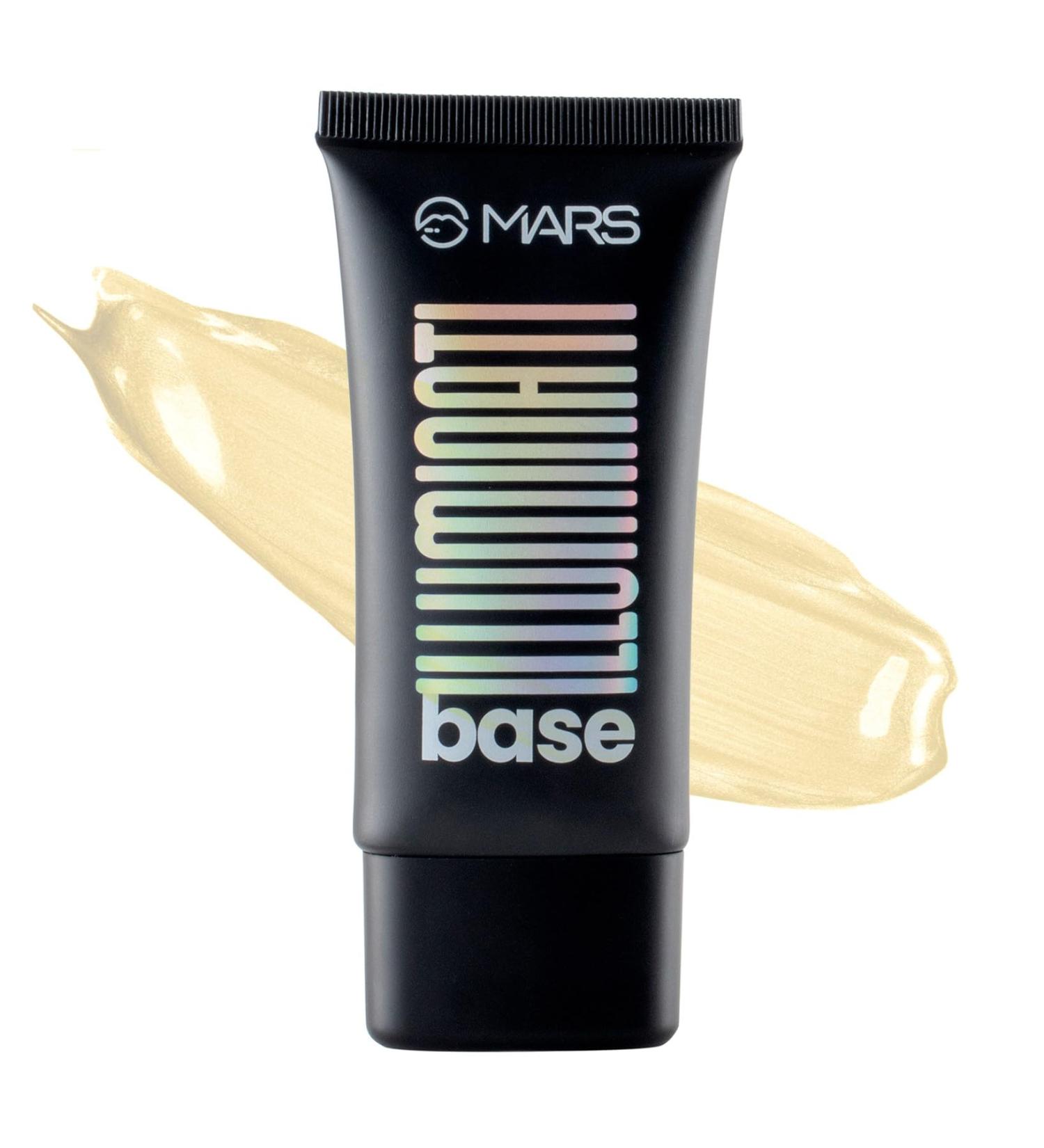 Illuminati Base Dewy Primer with Highlighter - Gold 45ml | Glowy Face Makeup & Natural Finish Strobe Cream | GOLD BEAM-01 - Buy Online on GoSupps.com