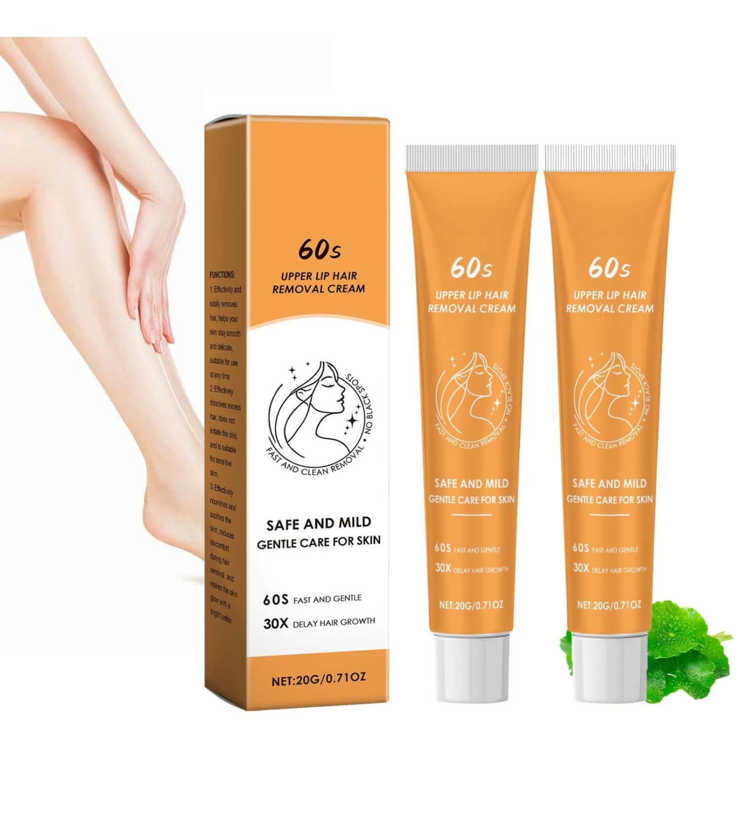 EONFAVE Lot de 2 cr mes d pilatoires pour le visage et le corps - Pour femme - Douce et apaisante - pilation efficace - Buy Online on GoSupps.com