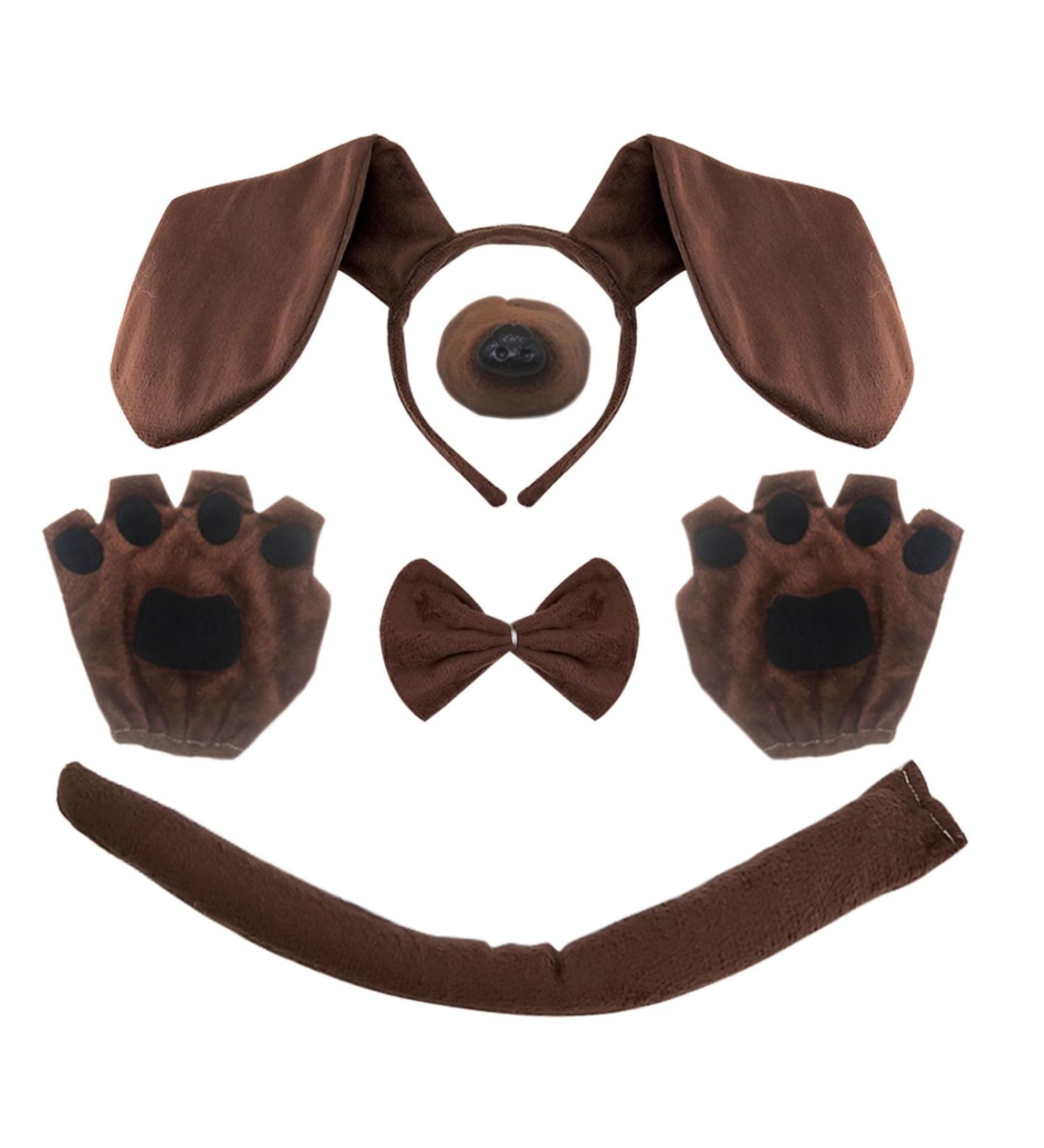 Xnivuis 5-Part Dachshund Costume Set for Kids & Adults | Perfect for Cosplay Christmas & Animal Motto Parties - Buy Online on GoSupps.com