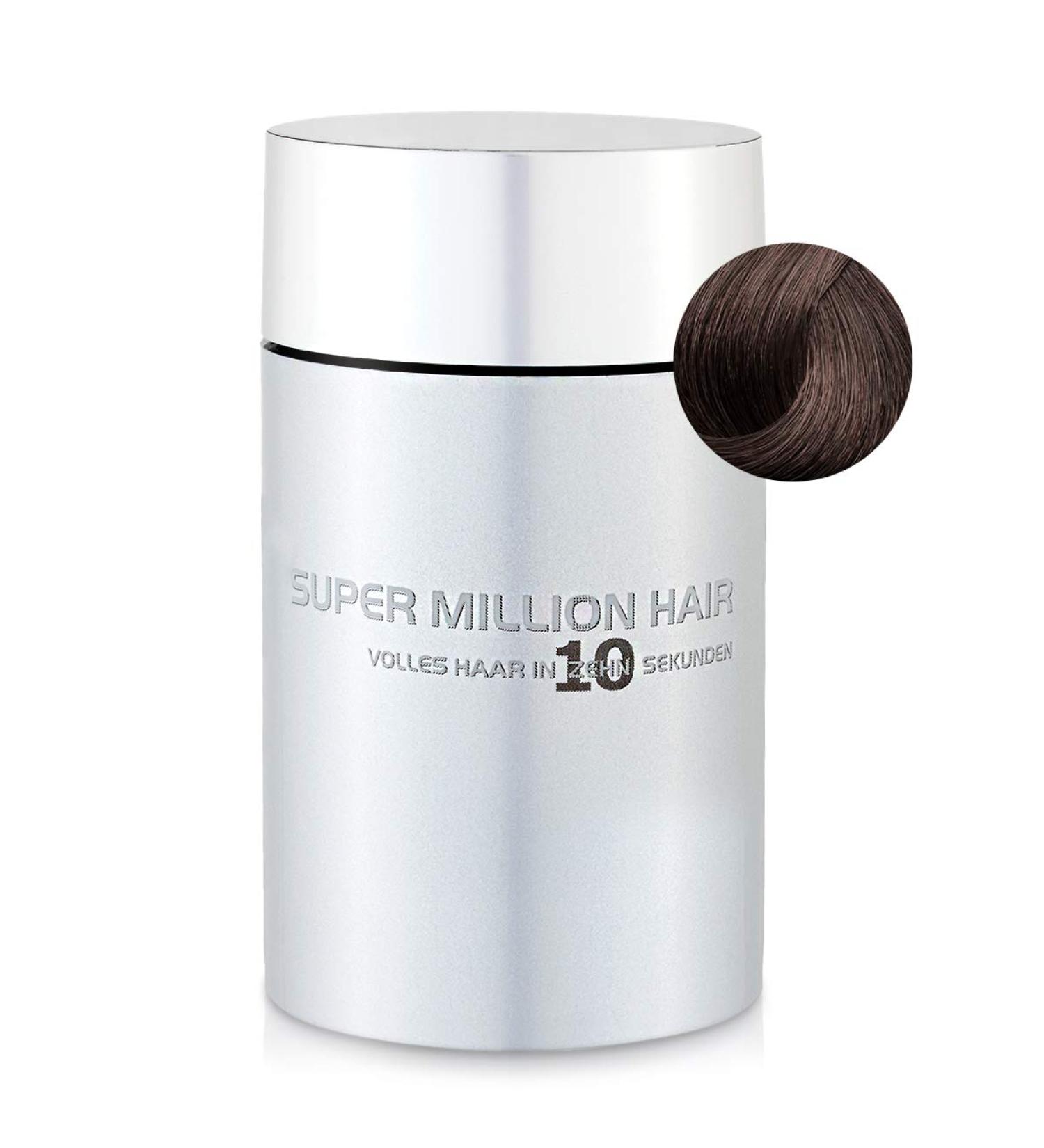 Super Million Hair Fibers - High-Quality Loose Hair Thickening 25g Light Brown (3) - International Shipping - Buy Online on GoSupps.com