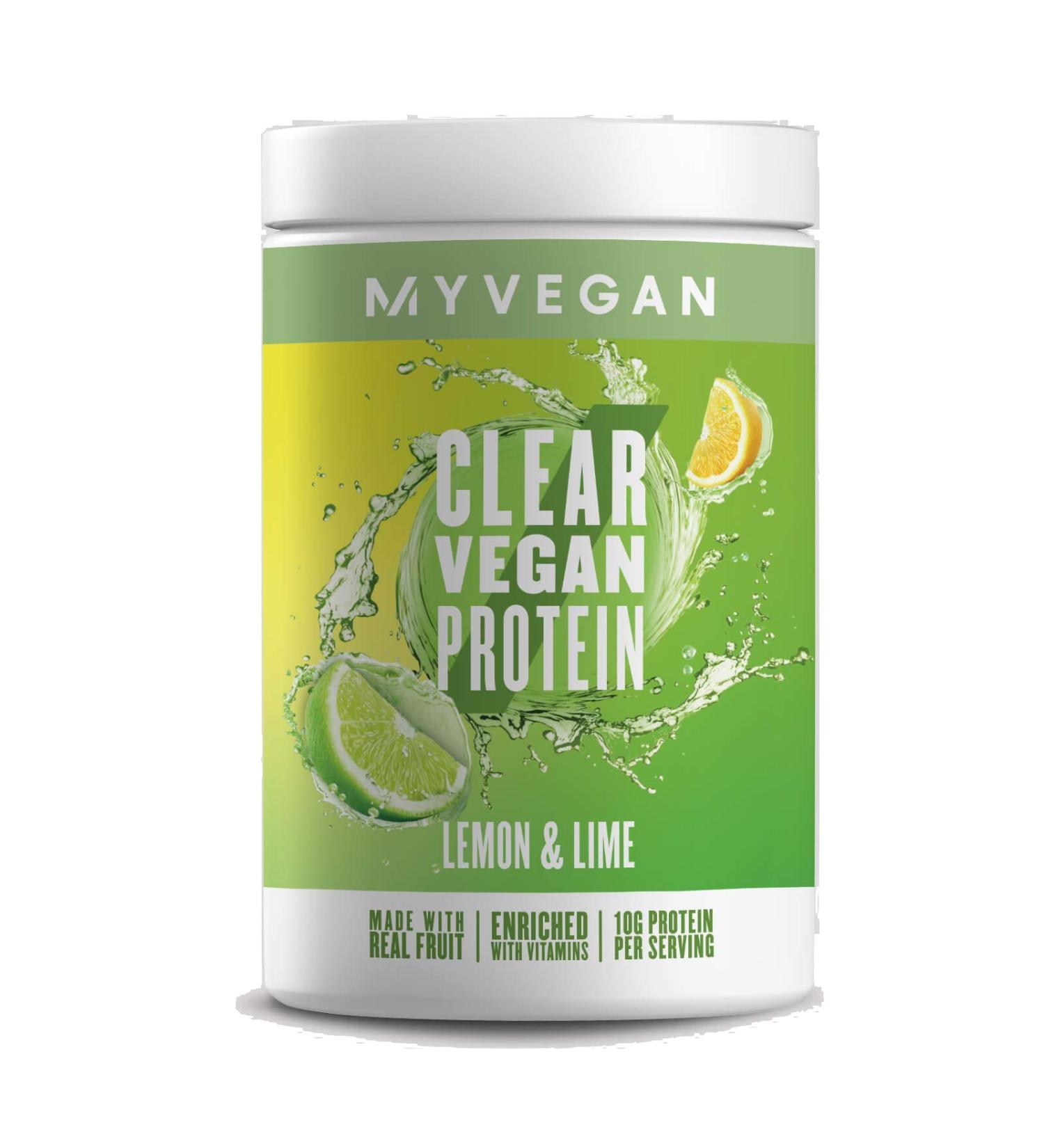 Myprotein Clean Vegan Plant Protein Powder 320g Lemon & Lime MYP9068/100/101 Lemon & Lime 320 g (Pack of 1)
