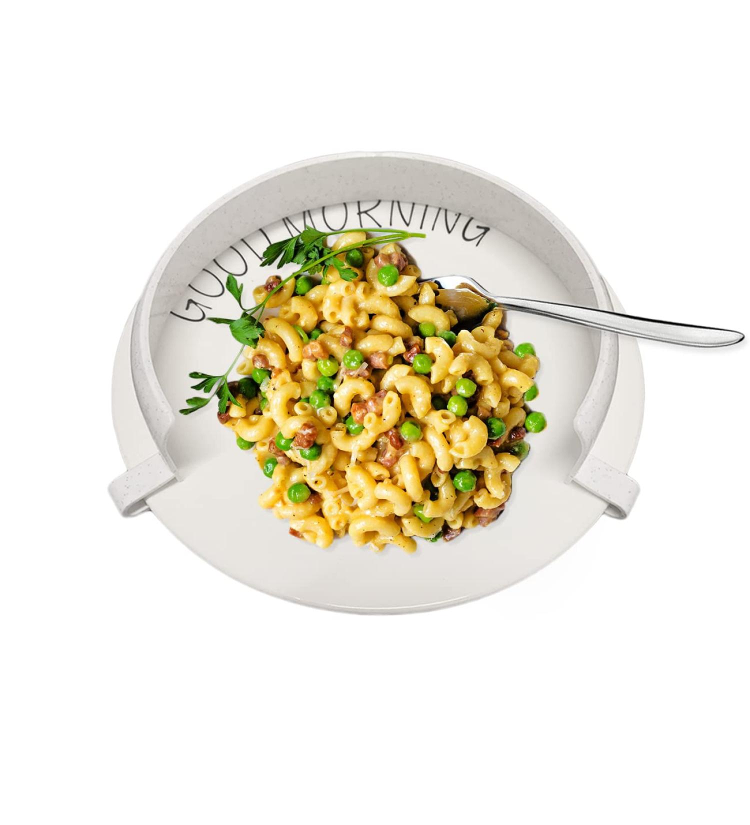 HXCH Food Plates Guard - Spill Prevention Clip for Parkinson Patients & Elderly - Dining Aid for Disabled - Buy Online on GoSupps.com