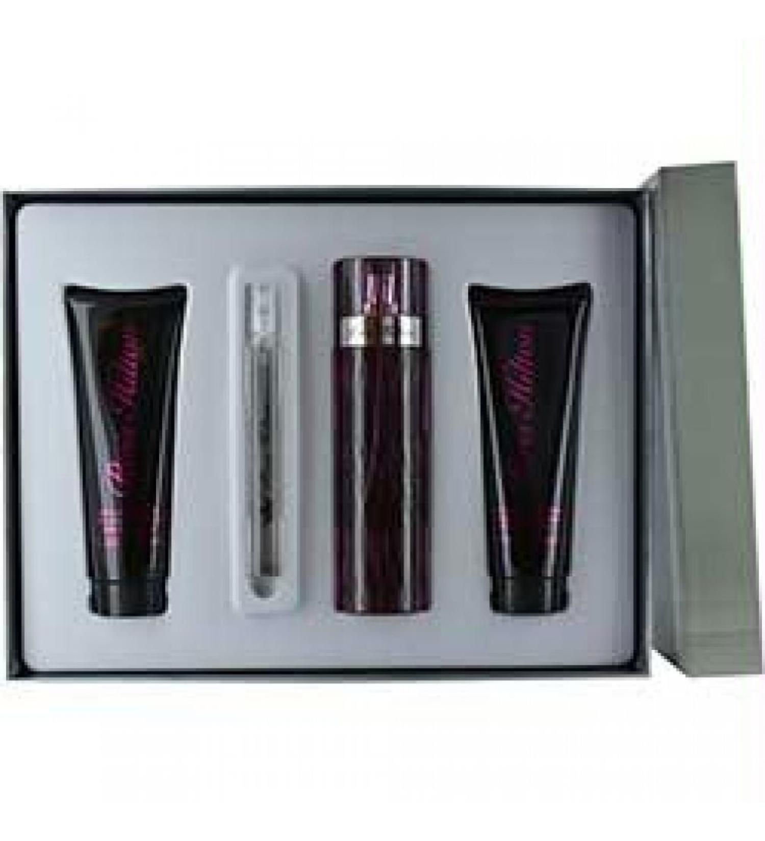 Paris Hilton by Paris Hilton Gift Set - 3.4 oz Eau De Parfum Spray + 3 oz Body Lotion + 3 oz Shower Gel + .34 oz Mini EDP Spray for Women