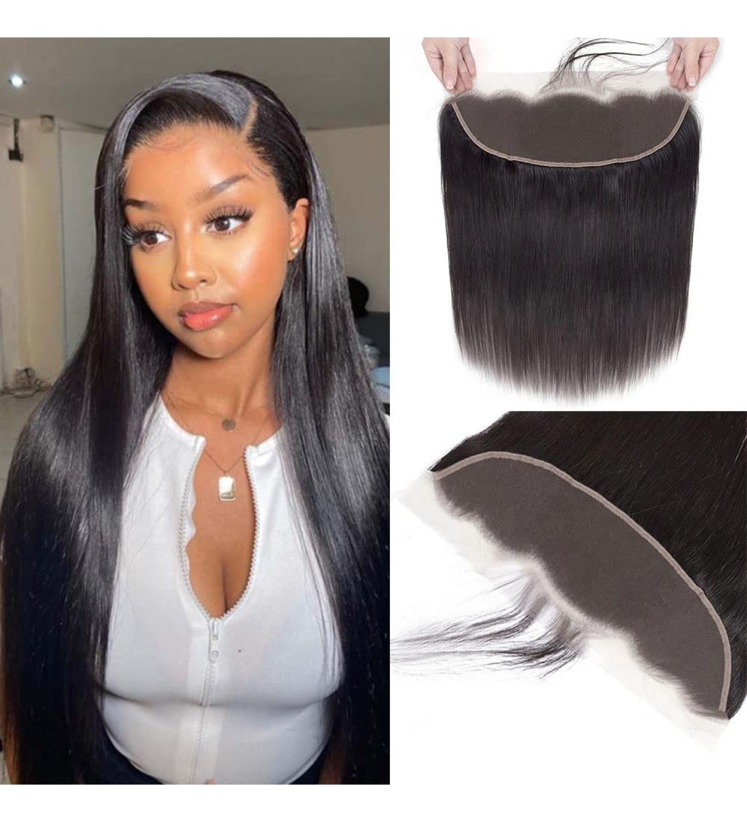 Jessica Hair 13x4 Real HD Lace Frontal 0.10mm Ultra-thin Closure - 14 Inch Virgin Brazilian Human Hair - Buy Online on GoSupps.com