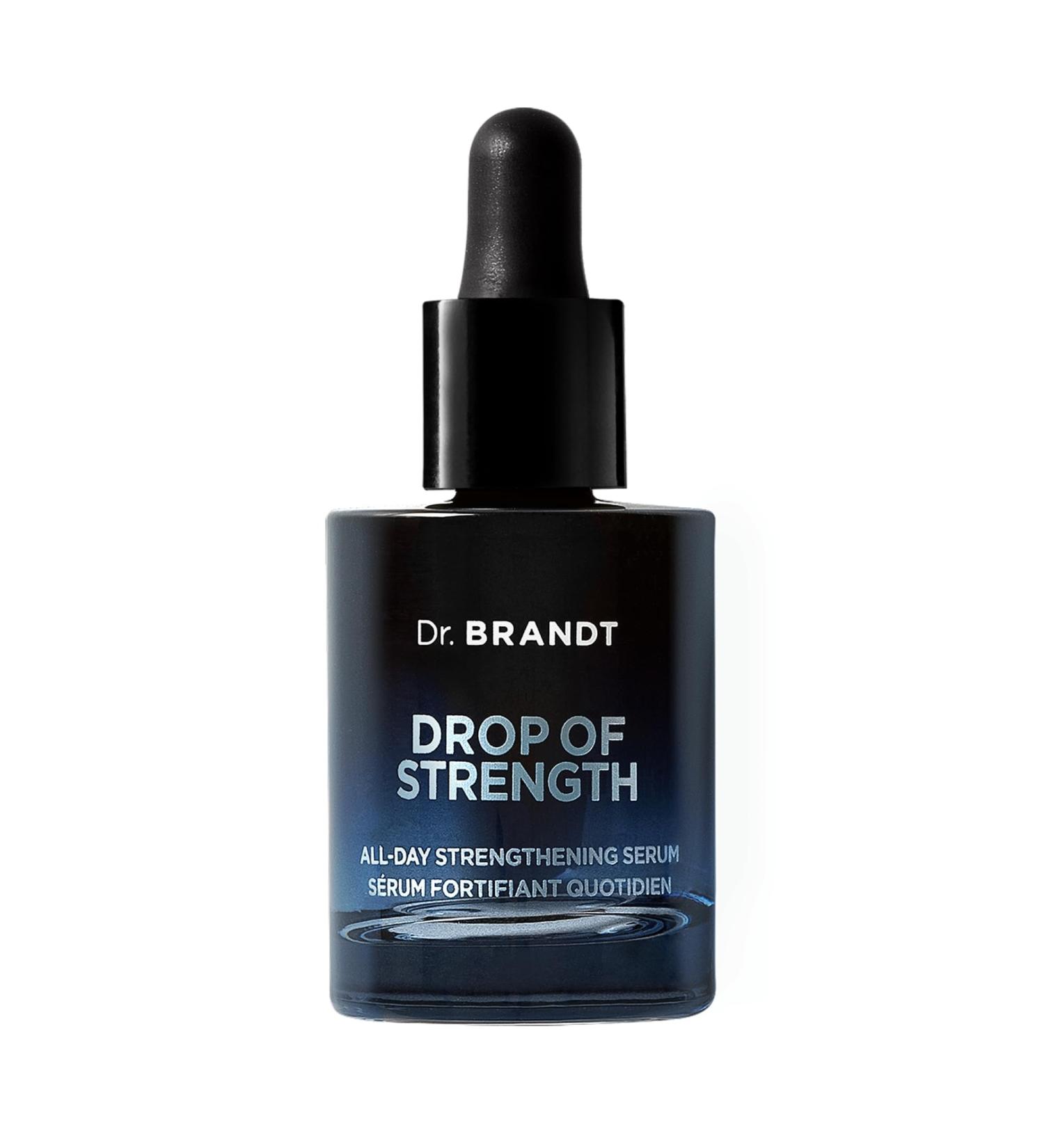 Dr. Brandt Drop of Strength Serum - All Day Strengthening Pre-Serum with Immubarrier Complex - Ultra-Light 91% Natural - Hydrate Smooth & Boost Skin Resilience - 1 oz - Buy Online on GoSupps.com