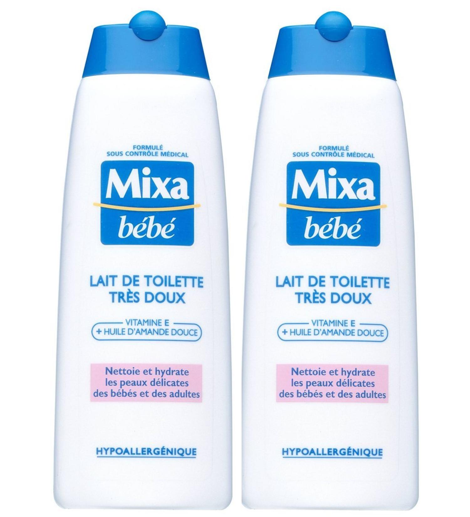 Mixa B b Lait de Toilette Tr s Doux 250 ml - Lot de 2