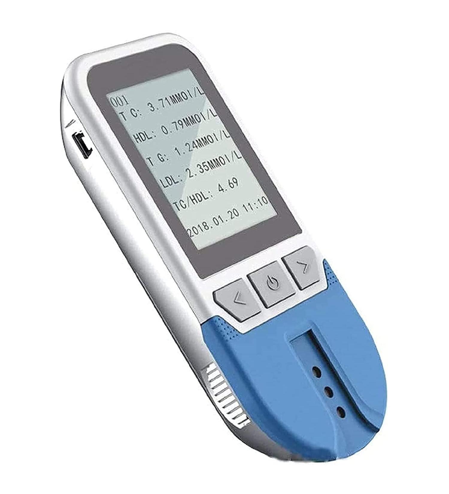 Blood Lipid Tester Cholesterol Test Meter Lipid Test Meter Analyzer Cholesterol Test Kit Multi-Function 5 In 1 TC TG HDL LDL with 25 Strips Home Lipid Analyzer Quick Results - Buy Online on GoSupps.com