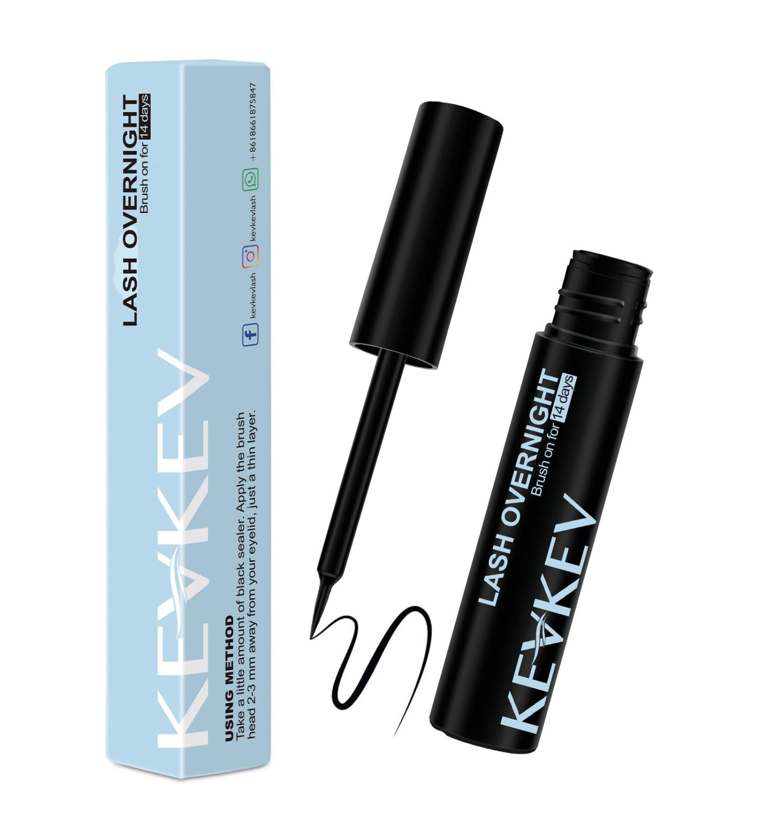 Lash Overnighter Lash Cluster Sealer - Extend Lash Wear Up to 14 Days | Long Lasting and Easy to Remove 5ml Black - Buy Online on GoSupps.com