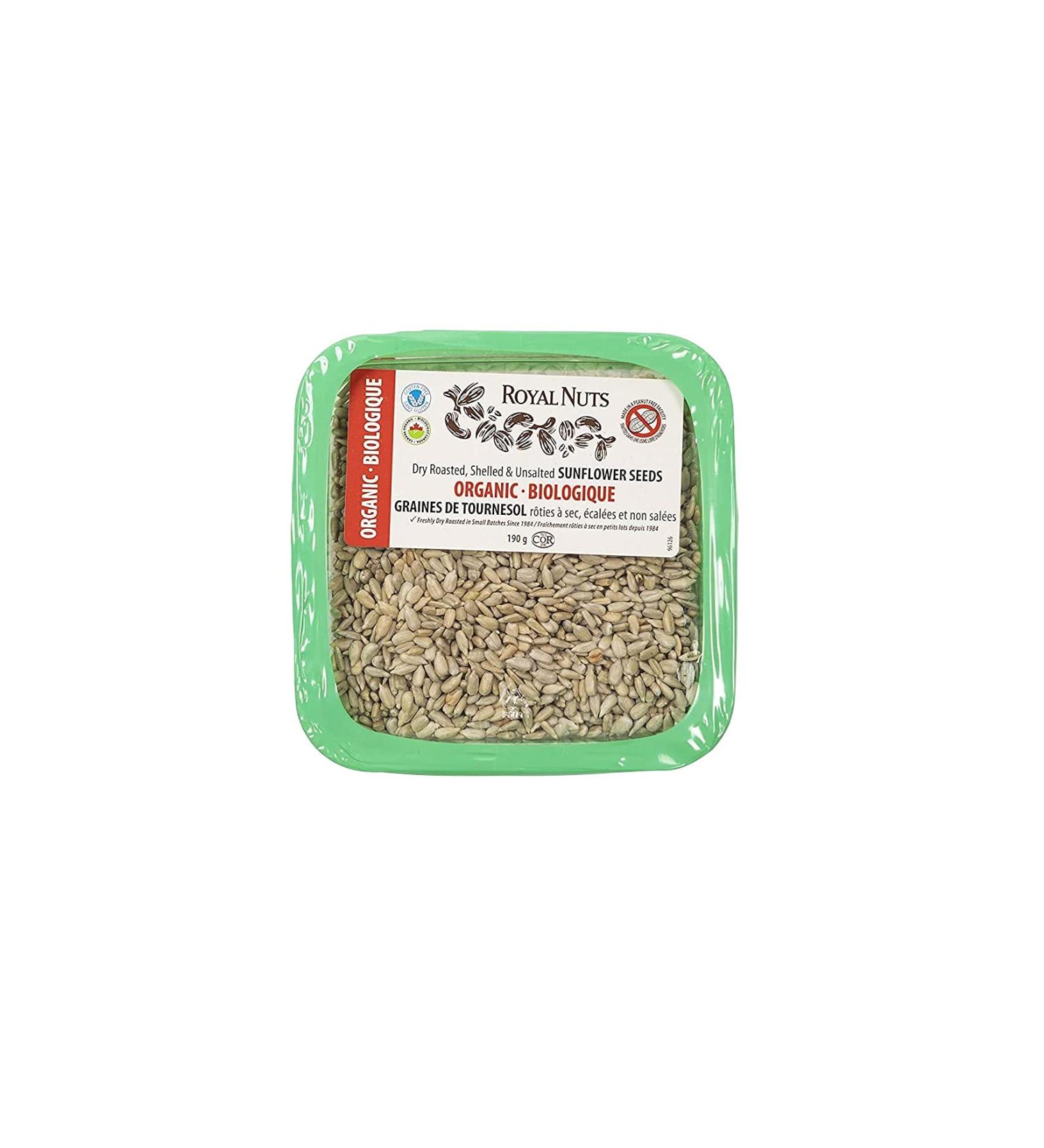 ROYAL NUTS Organic Sunflower N/S 190 Grams - Buy Online on GoSupps.com