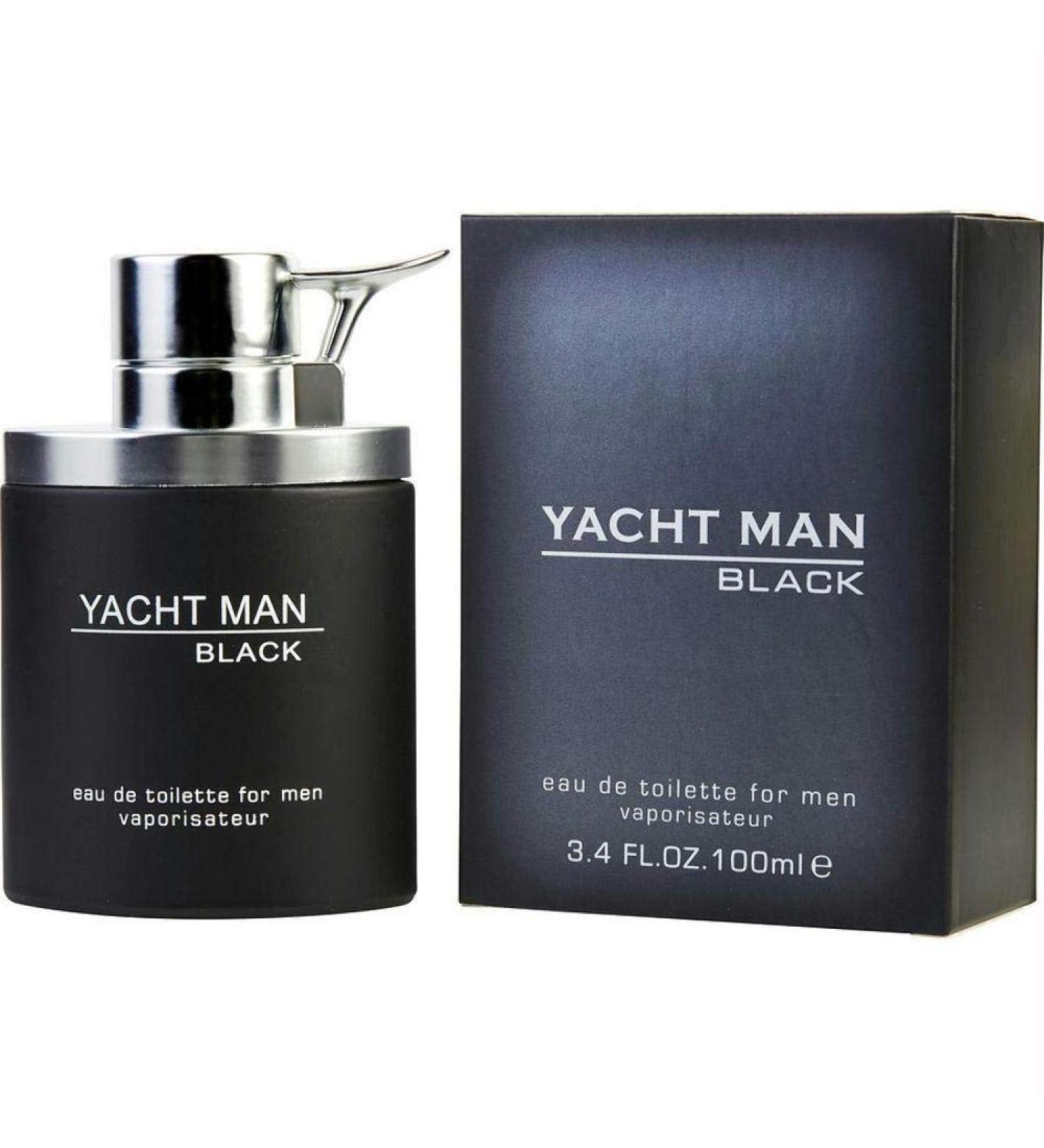 Myrurgia Yacht Man Black Eau De Toilette Spray 3.4 oz for Men