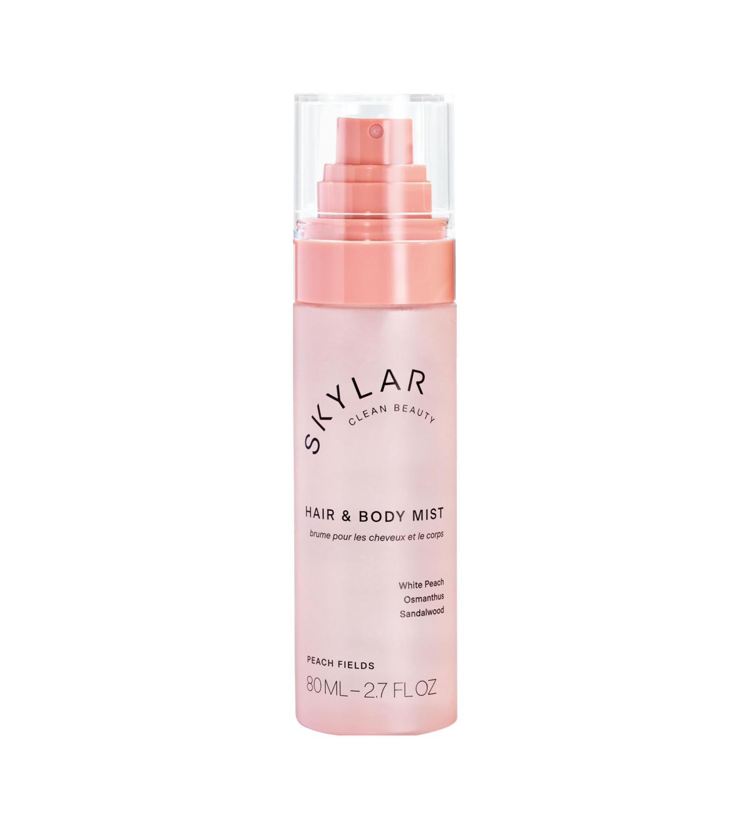 Skylar Peach Fields Hair & Body Mist | Hypoallergenic & Clean Fragrance | Vegan Cruelty Free and Safe For Sensitive Skin | 80 ML 2.7 Fl Oz - Buy Online on GoSupps.com