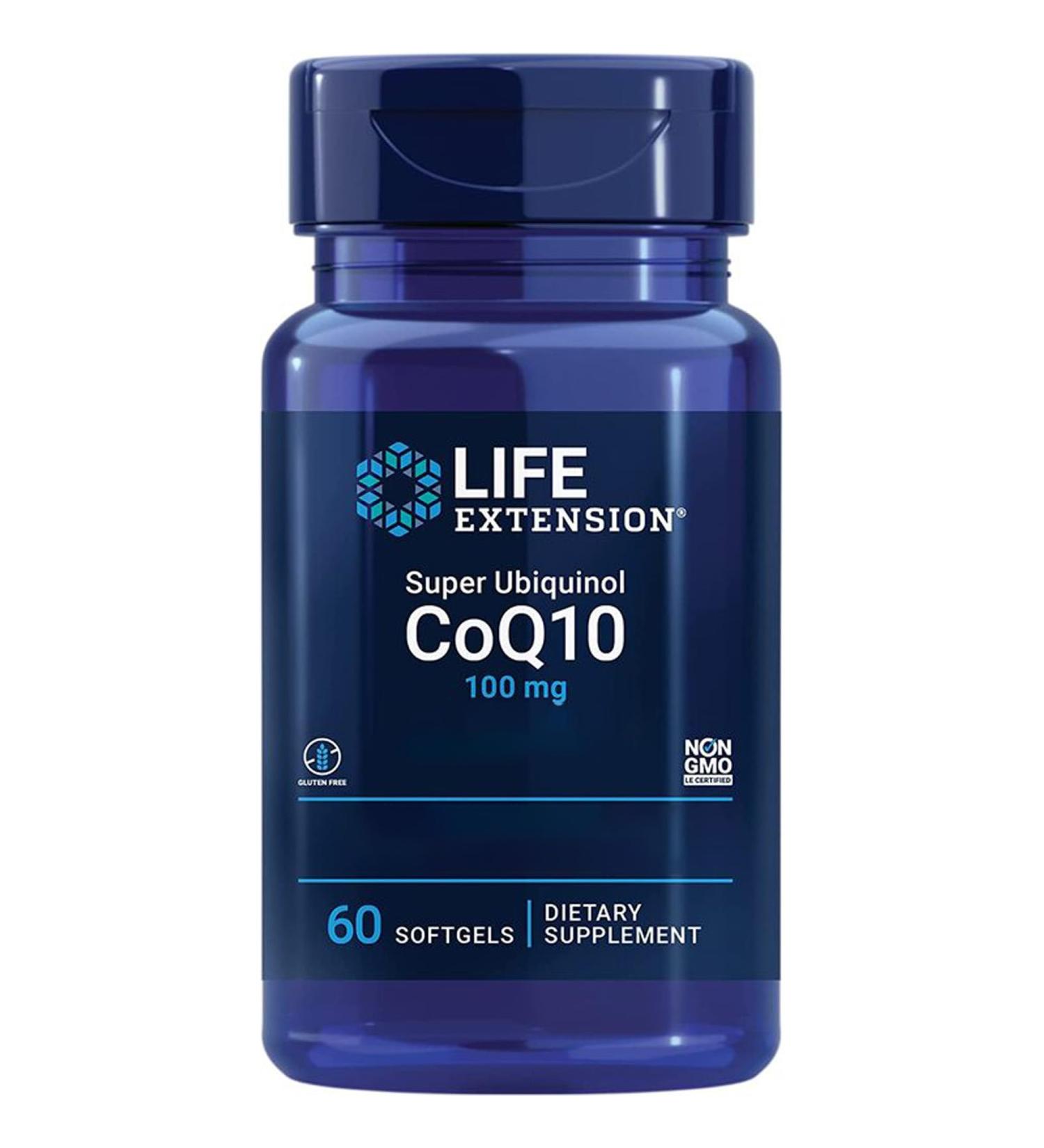 Buy Life Extension Super Ubiquinol 100mg with Shilajit - 60 Softgels | Gluten Free Soy Free Non-GMO Laboratory Tested | International Shipping Available - Buy Online on GoSupps.com