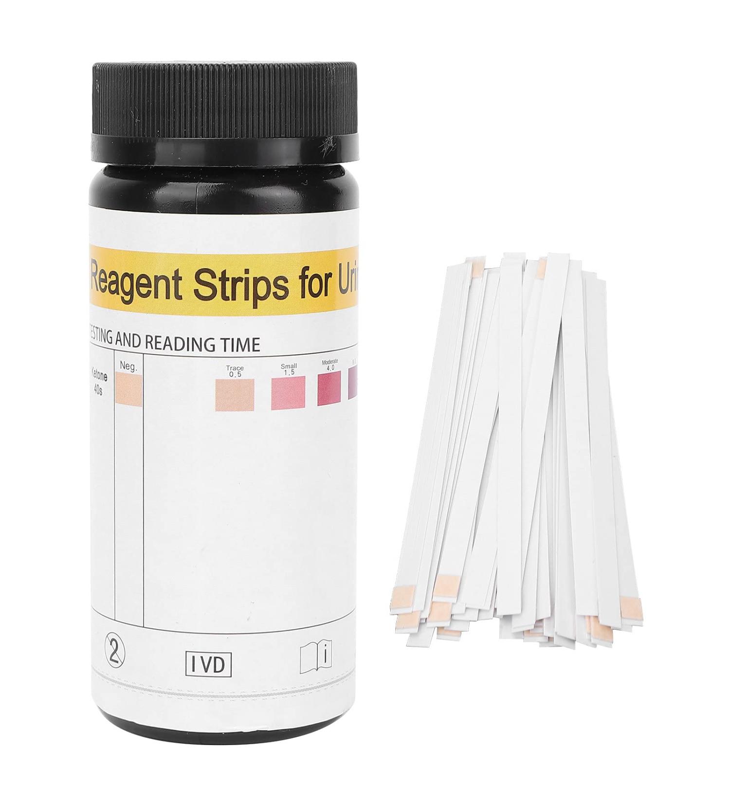 Buy Keton Urine Test Strips - Accurate Ketone Level Measurement for Home Work & Travel - 50 Pack - Buy Online on GoSupps.com