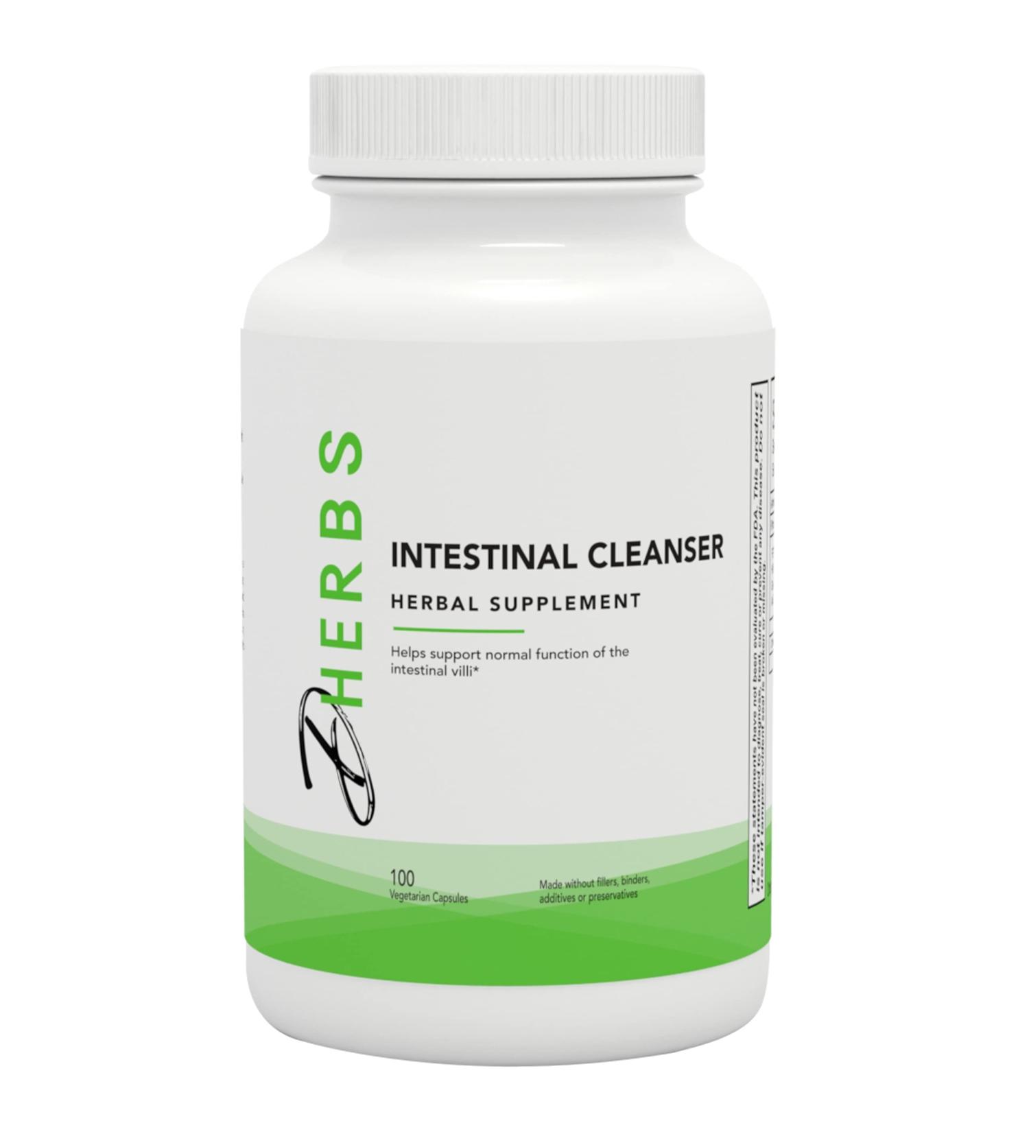 DHerbs Intestinal Cleanser Digestion Supplement 100 Vegetarian Capsules- Digestive System Cleanse Capsules Made with Pure Herbs - Colon Cleanse Supplement for Overall Gut Wellness - Buy Online on GoSupps.com