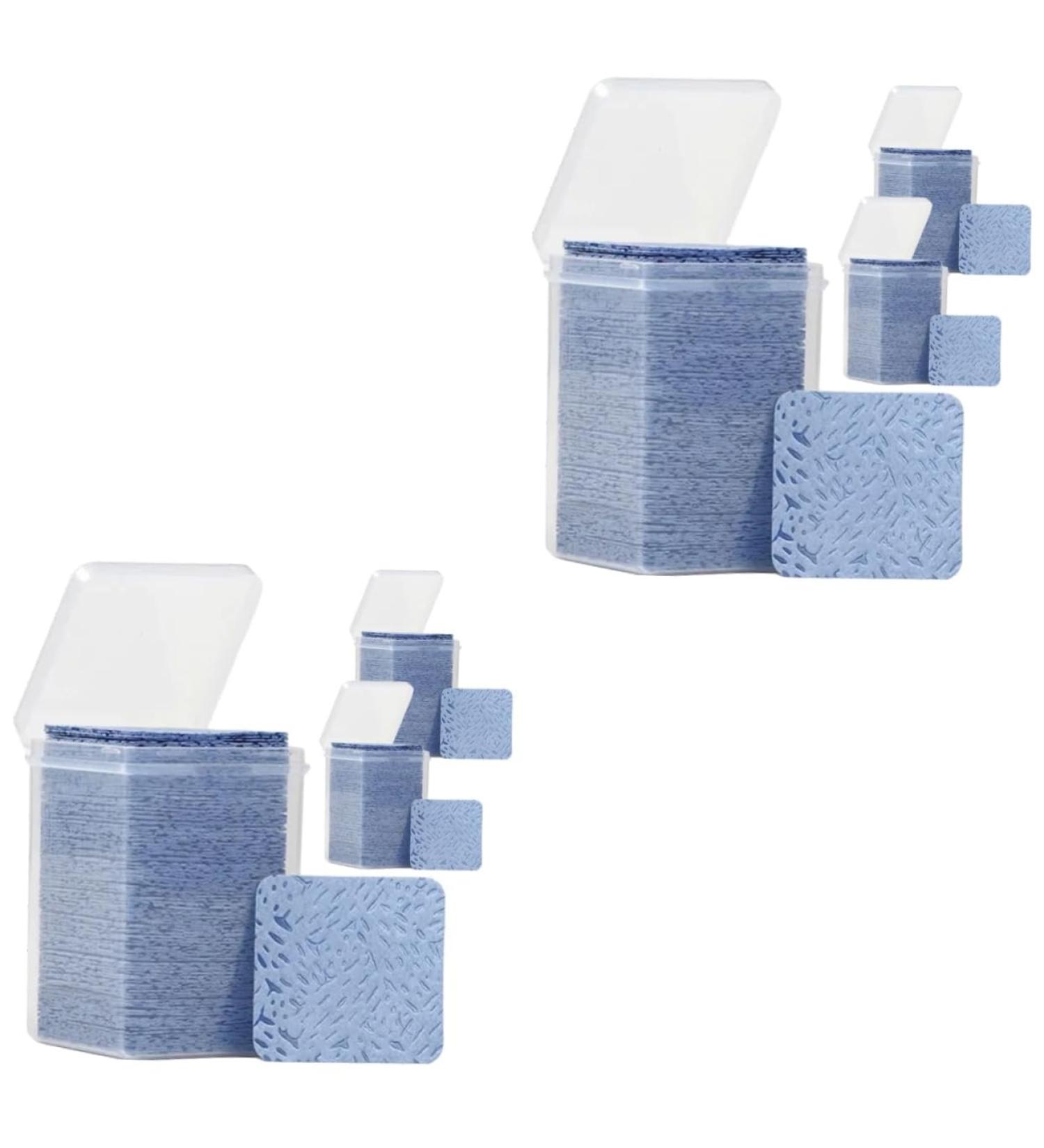 FOMIYES 6 Boxes Glue Bottle Mouth Wipe Glue Cleaning Pads Non-woven Fabric Wipes Lint Nail Wipes Blue Nail Glue Cleaner Lashes Glue Professional Glue Wipes Cloth Glue Cotton Cleansing - Buy Online on GoSupps.com