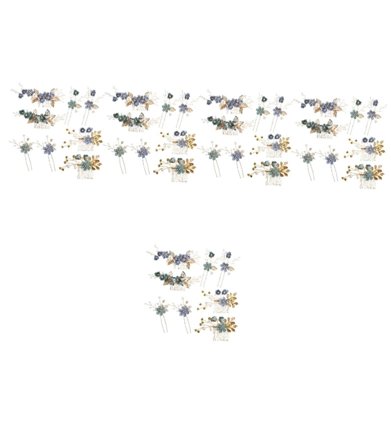 MAGICLULU 10 Sets Hairpin Rhinestone Barrettes Bride Headpiece Hair Fork Womens Hair Clips Bridal Hair Clips Headpiece for Bride Hair Pins Zinc Alloy Bridesmaid Rhinestones Comb - Buy Online on GoSupps.com