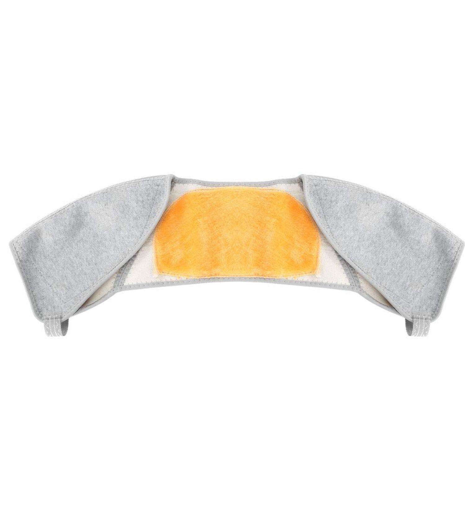 Buy Milltrip Double Shoulder Support Brace | Bamboo Carbon Gold Fleece | Pain Relief & Winter Warmth (M) - International Shipping Available - Buy Online on GoSupps.com