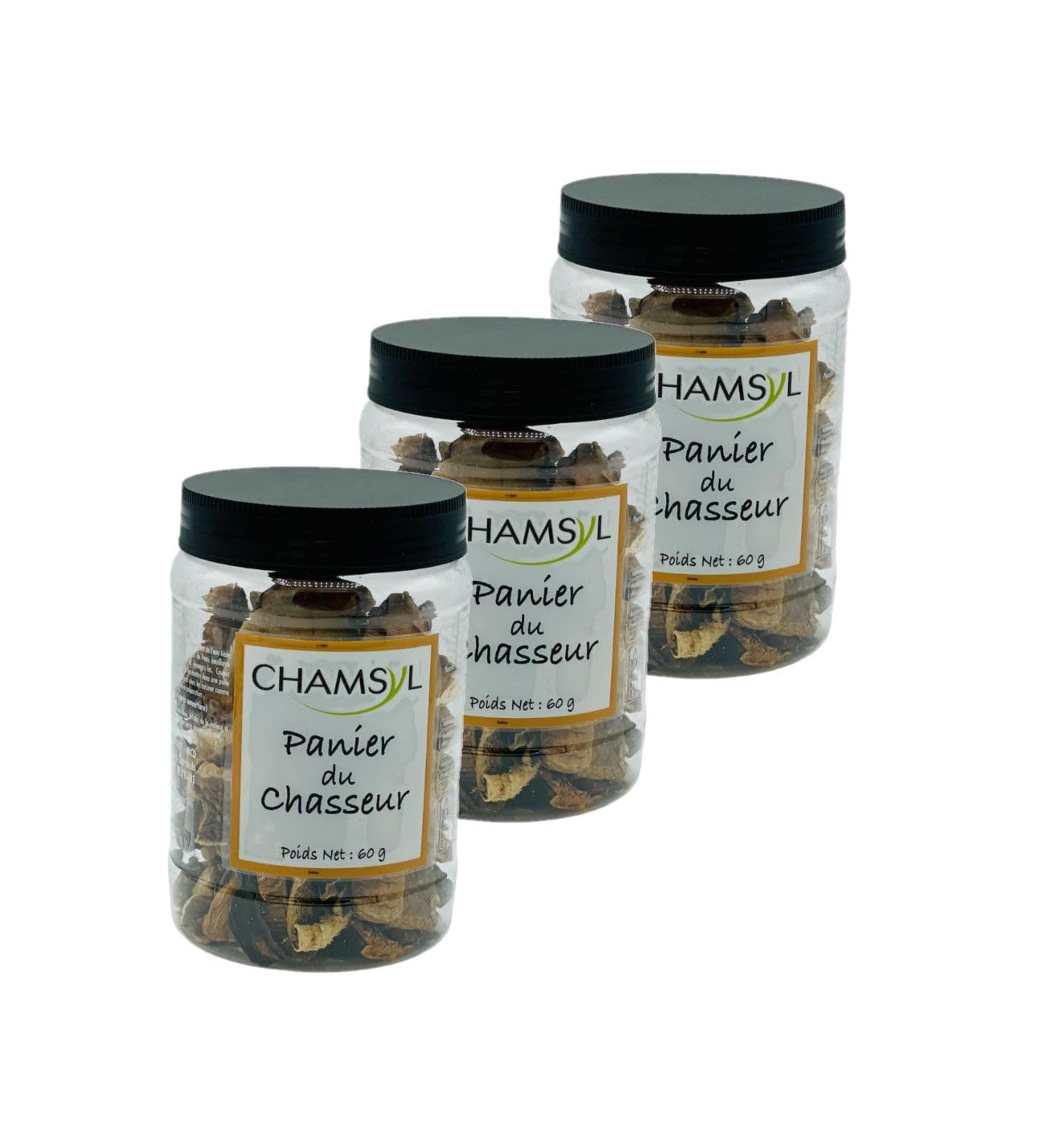 Lot 3x Hunter's basket - mushroom mix - 60g jar - Buy Online on GoSupps.com