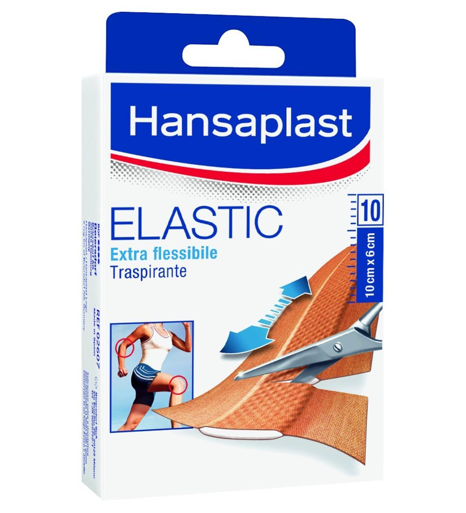 Hansaplast Elastic 10PZ 10 x 6 cm