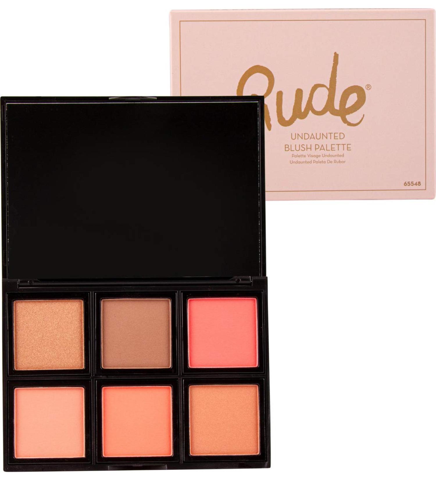 Rude Undaunted Blush Palette - High-Pigment Shades for Bold Looks - Buy Online on GoSupps.com