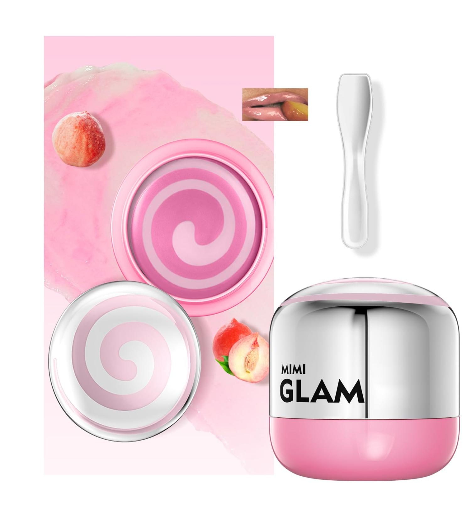 Moisturizing Lip Mask Fruit Colored Two-tone Lip Balm with Peach Extract Long Lasting Nourishing & Hydration Lip Mask with Remove Fine Lines Enhance Lip Elasticity (#06 Peach Serenade) #06 Peach Serenade 0.4 Ounce - Buy Online on GoSupps.com