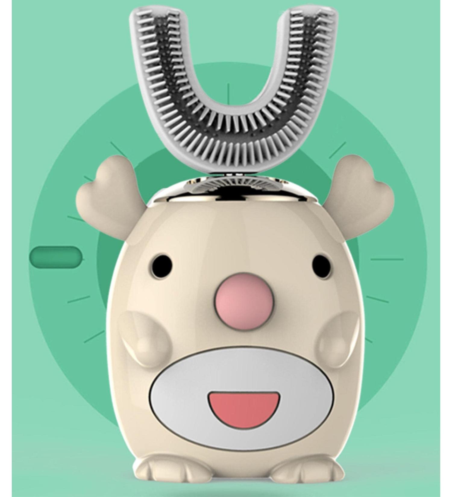 LOKOR Kids Electric Toothbrush Rechargeable Toothbrush Ultrasonic Automatic Toothbrush Kids with 5 Modes IPX7 Cartoon Modeling Design for Kids (2-12 Year) 11 - Buy Online on GoSupps.com