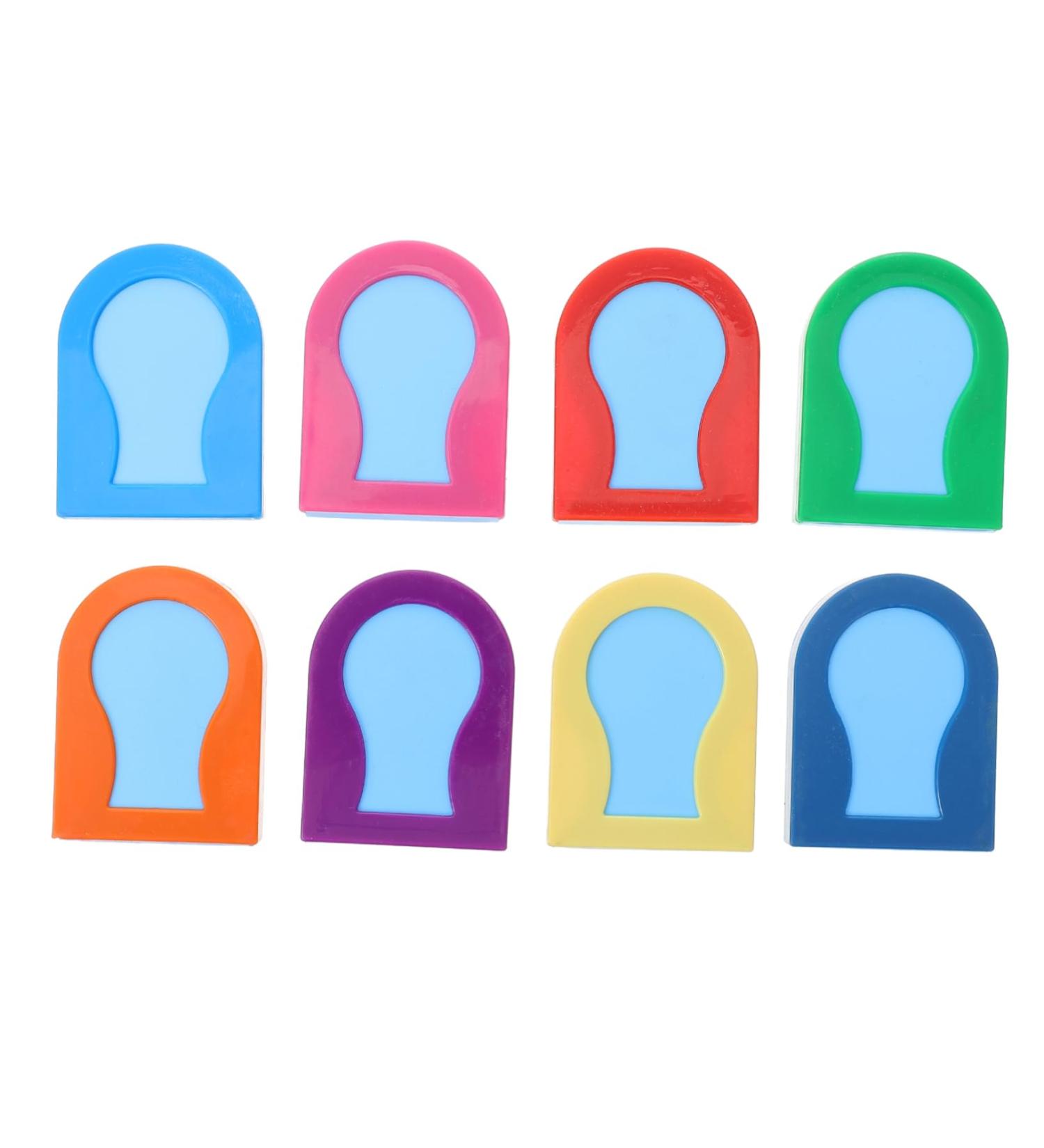 FRCOLOR 8pcs Temporary Hair Dye Powder - Bright Hair Chalk for Kids | Washable Coloring Accessory - Buy Online on GoSupps.com