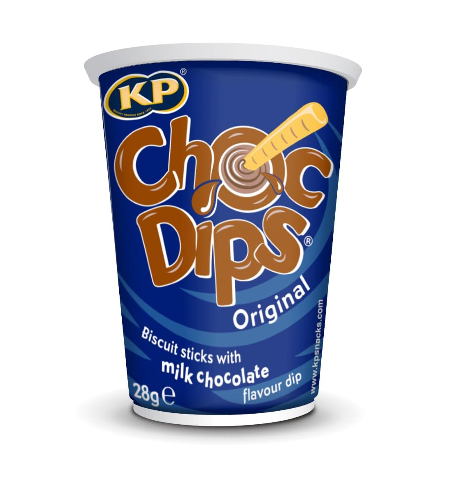 KP Choc Dips Original 28g (Pack of 12)