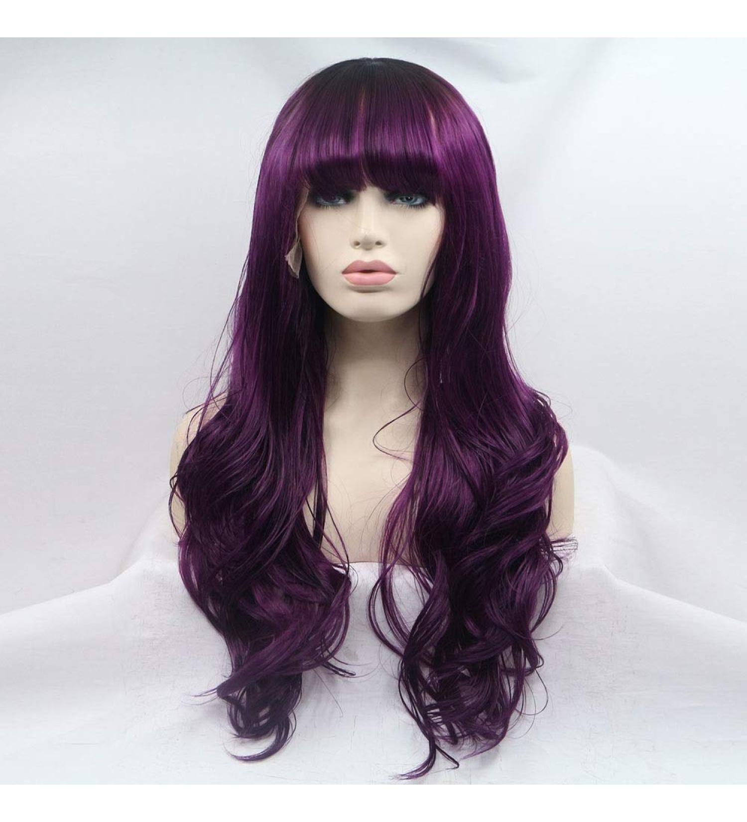 QZH Fashion Natural Short Hair Wave Wig - 24in Wild Colored Crochet Tip Front Half-Synthetic Wig - Perfect for Creative Styles - Buy Online on GoSupps.com