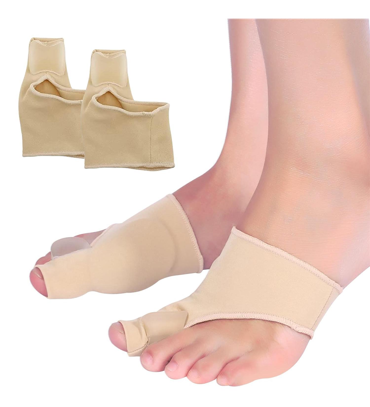 Yanyxr Hallux Valgus Correction - Silicone Gel Pads Bunion Corrector & Pain Relief - Adjustable Bandage for Hallux Valgus - 1 Pair - Buy Online on GoSupps.com