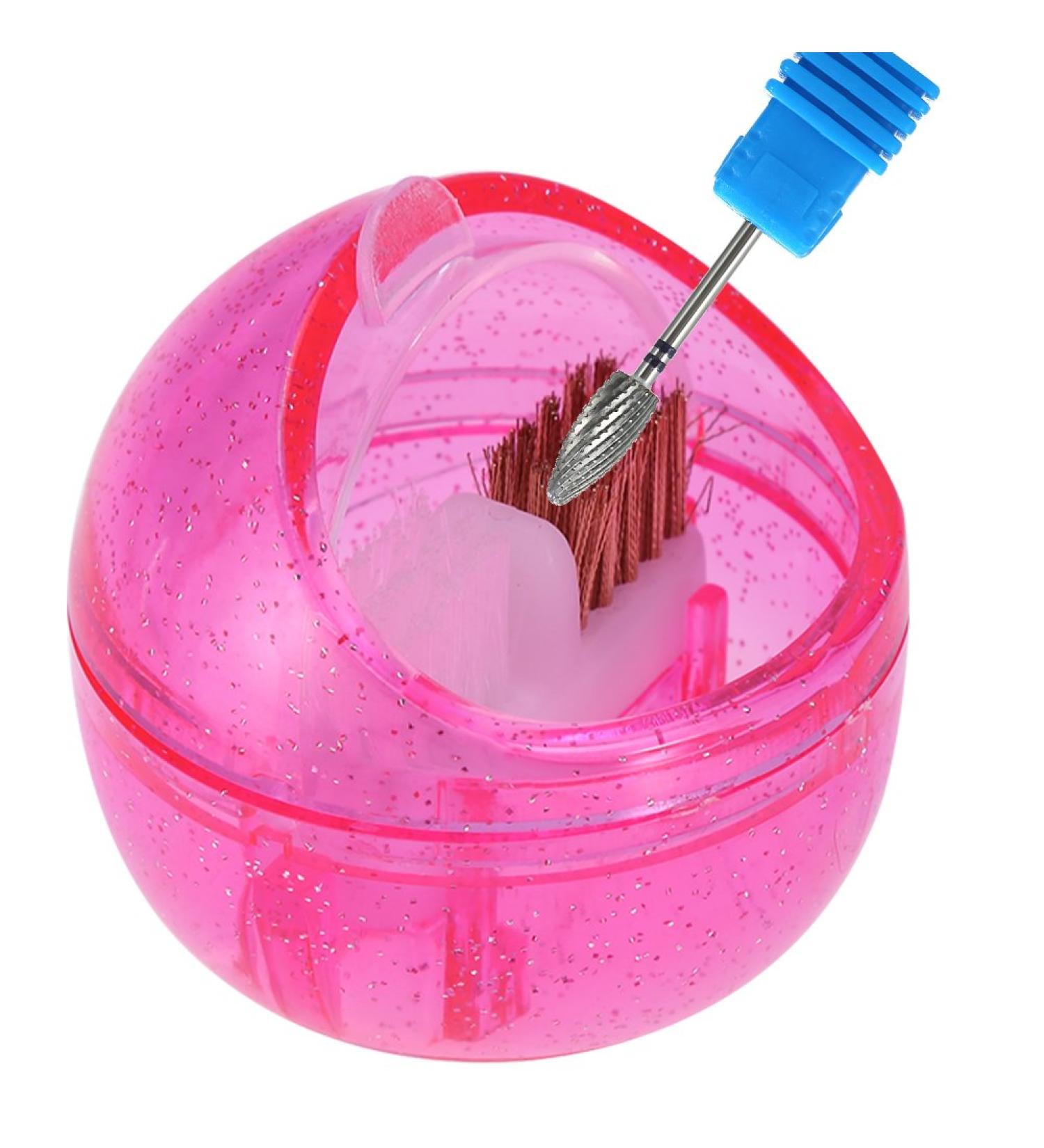 Nail Cleaning Brush Box | Dual Clean Nail Art Drill Head & Polishing Tool Perfect for Dust Removal and Manicure? - Buy Online on GoSupps.com