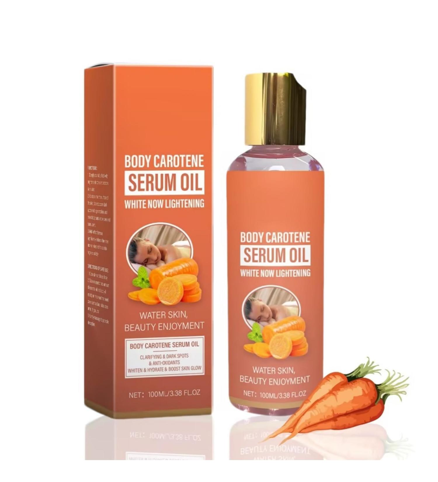 Natural Organic Carrot Whitening Skin Care Essential Oil | Body Whitening Cream Peeling Oil | Korean Orange Peeling Oil | Skin Lightening Brightening Oil | Improve Body Skin - Buy Online on GoSupps.com