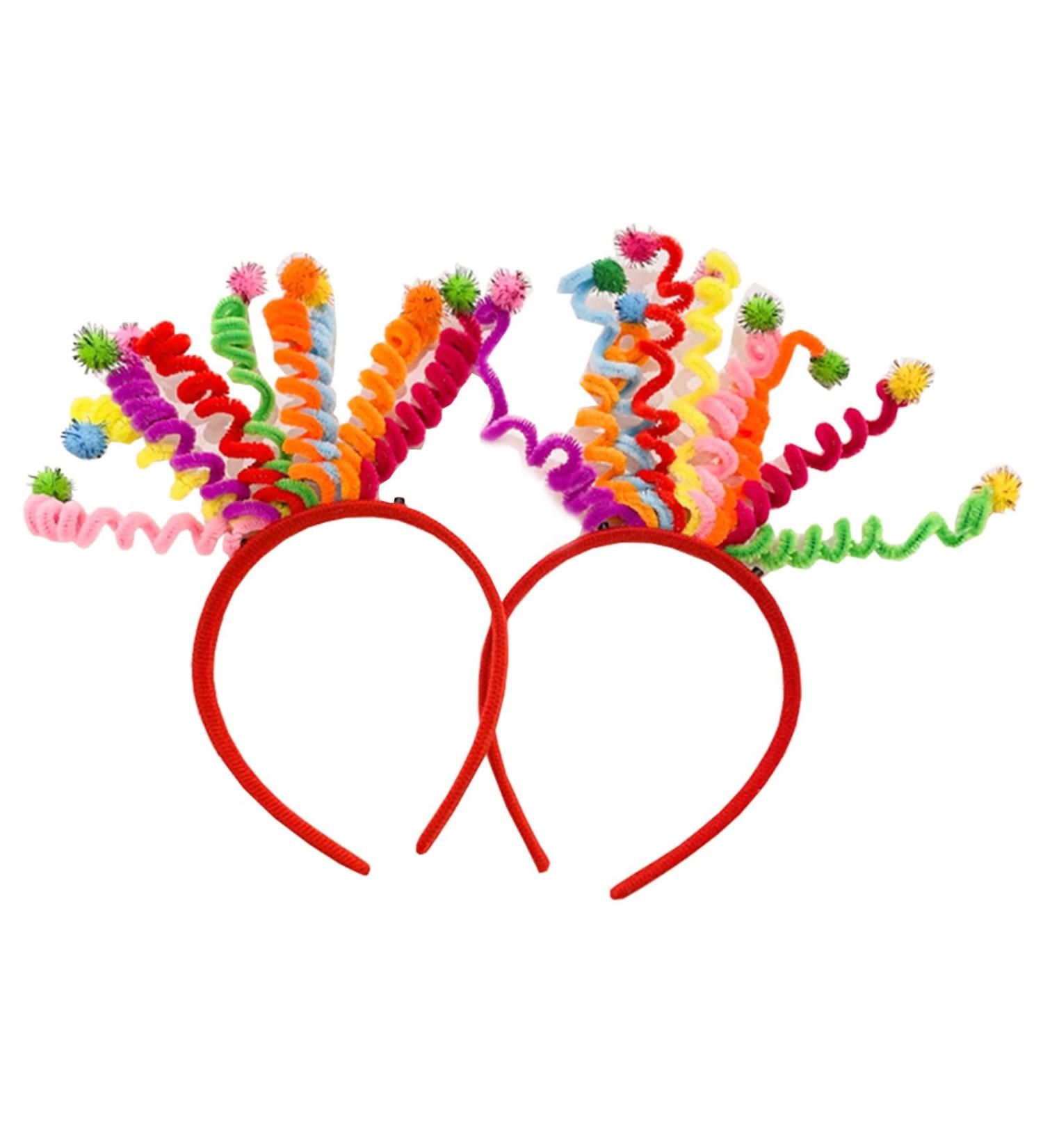 MNZYY 2 Pcs Colorful Headband Set - Perfect for Women, Girls Birthday Party & Princess Dress Up - Buy Online on GoSupps.com