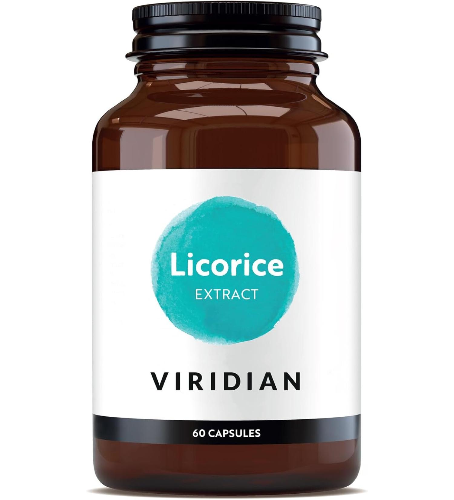 Viridian Licorice Root Extract - 60 Vegicaps