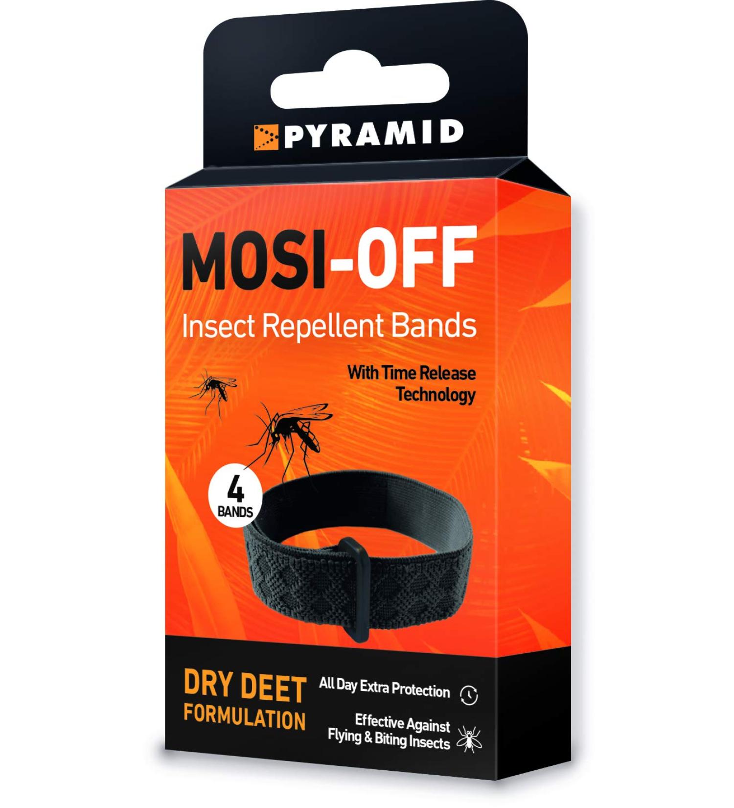 Mosi-Off Pyramid Insect Repellent Bands - Long-lasting Protection - Buy Online on GoSupps.com