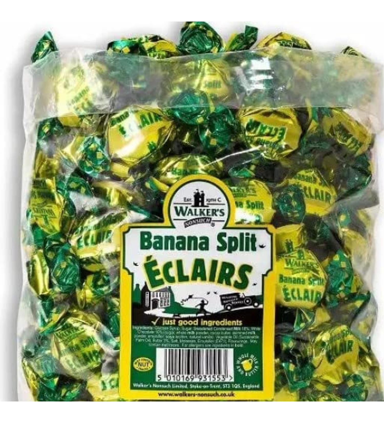 Walker's Nonsuch Banana Split Eclairs 1.50 Kg Delicious Tasty And Twisty Treat Gift Hamper For Birthday Christmas Sold By Kidzbuzz - Buy Online on GoSupps.com