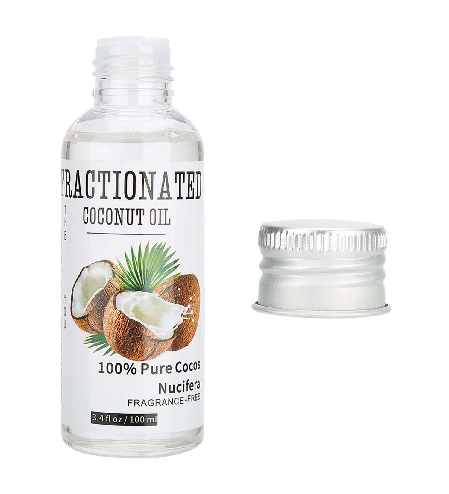 Essential Coconut Oil Massage Oil - 100ml | Natural Moisturizing Extract for Face Neck Feet & Legs | Relaxing & Easily Absorbed - Buy Online on GoSupps.com