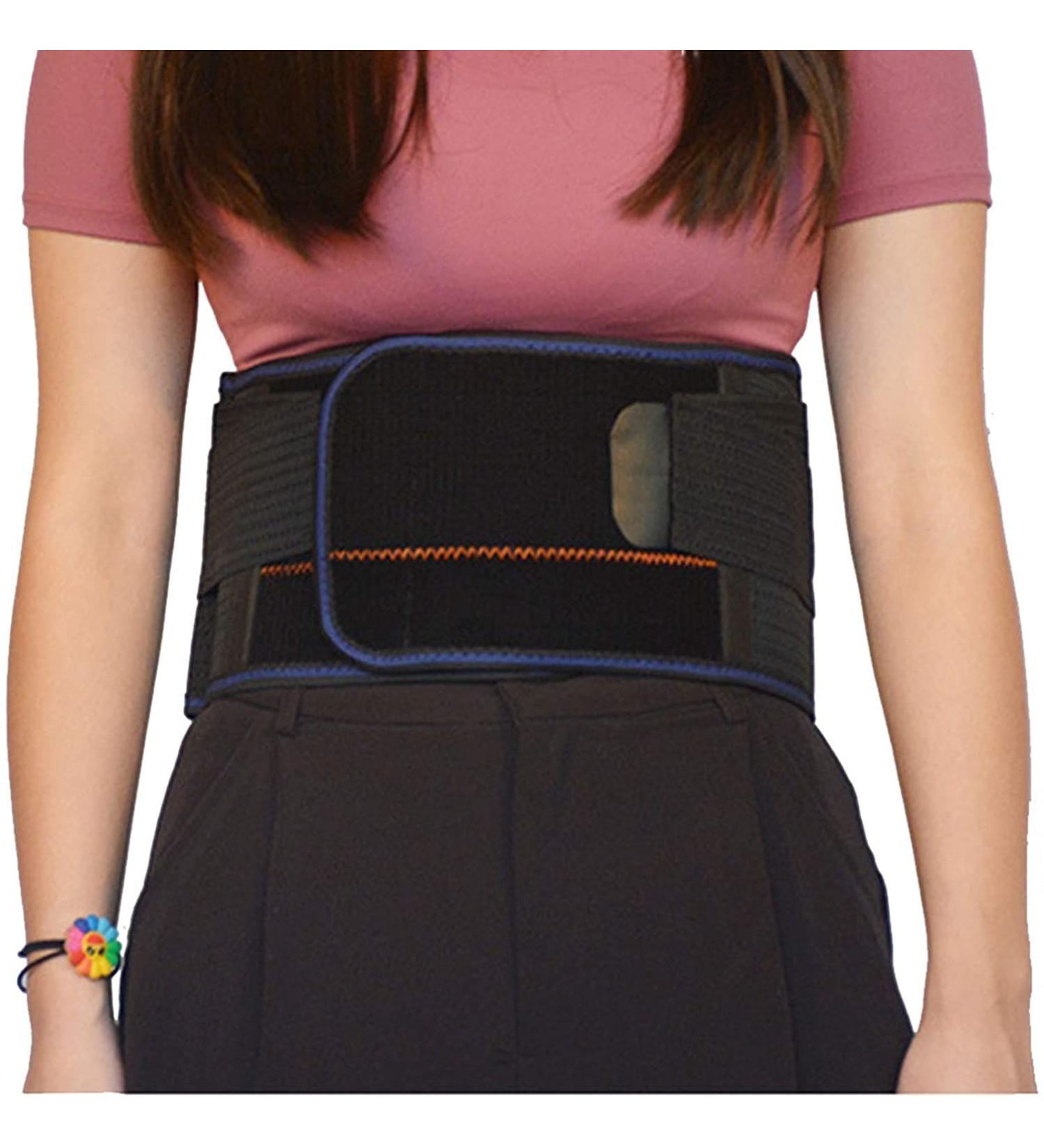 Buy Lumbar Support Yoga Belt with Steel Plate - All-Year Exercise Waist Support (Black Size S) - Buy Online on GoSupps.com