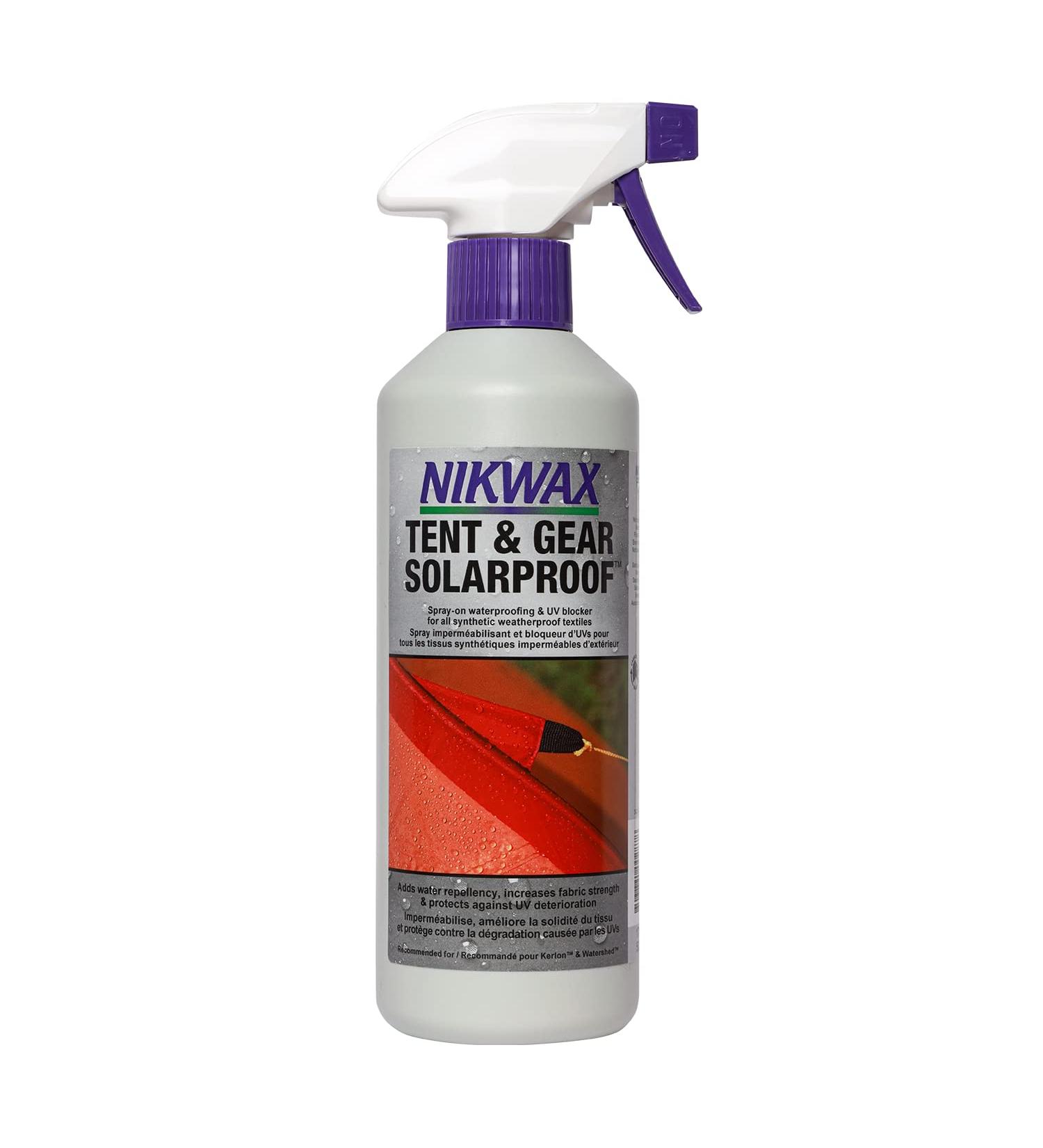 Nikwax Tent and Gear Cleaning  Waterproofing  and UV Protection Solarproof 17 Fl. Oz. - Buy Online on GoSupps.com