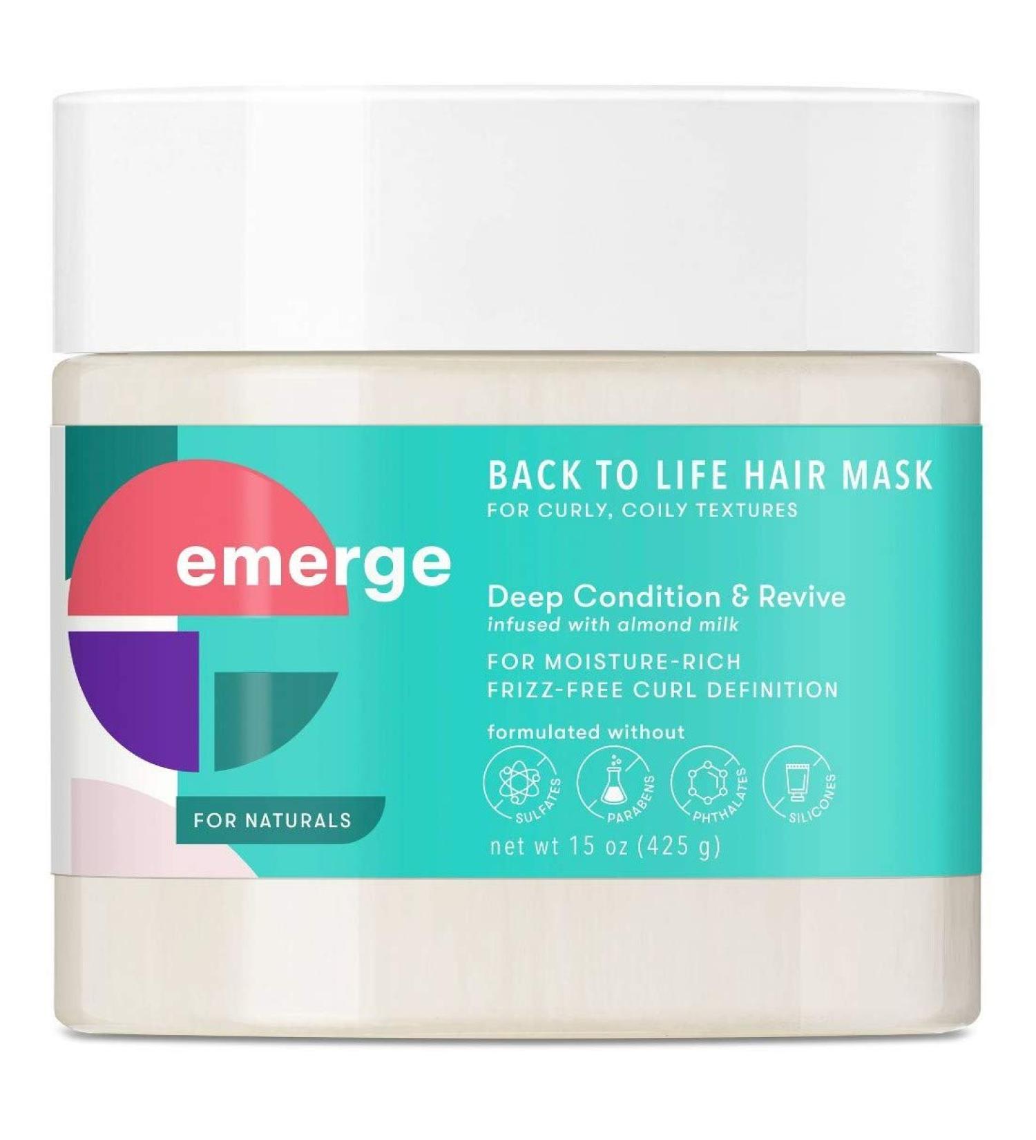 Emerge For Naturals Hair Mask Back To Life 15 Ounce